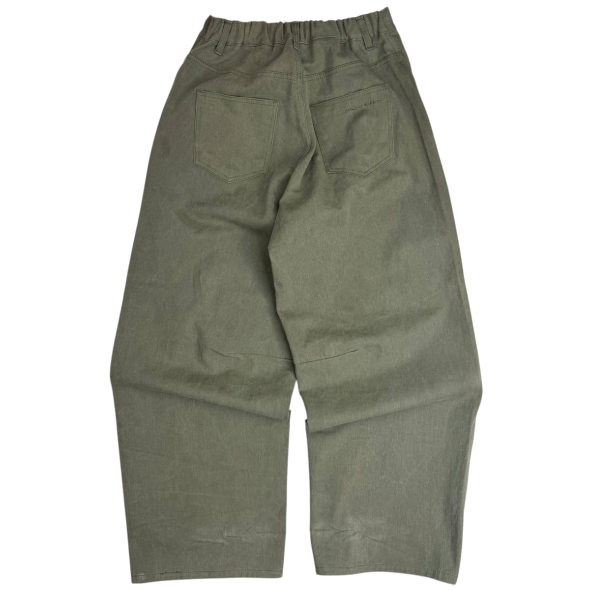 Estudio Niksen Half Dart Maxi Jeans Green