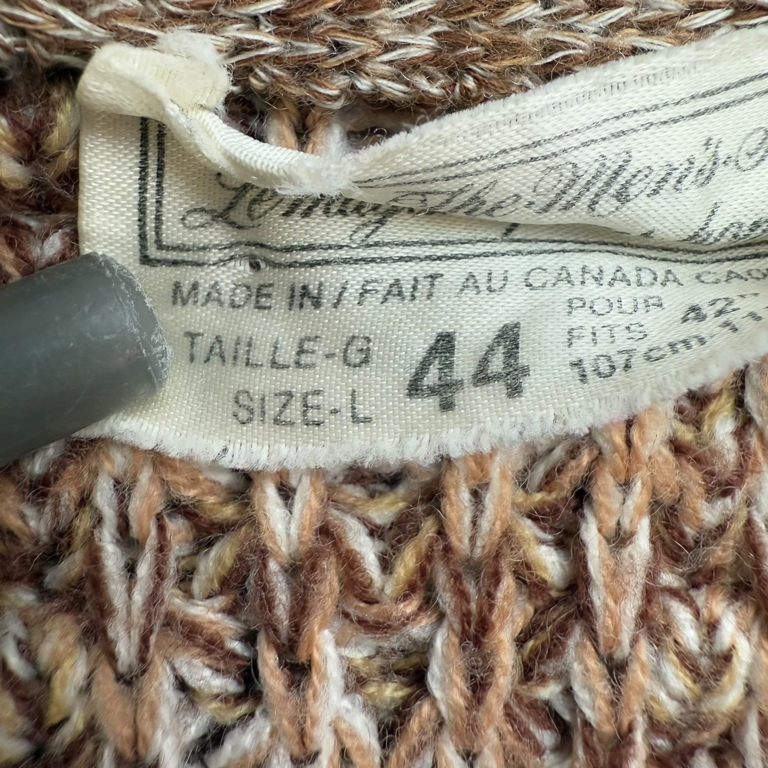 Vintage Sears Cardigan Brown/Tan