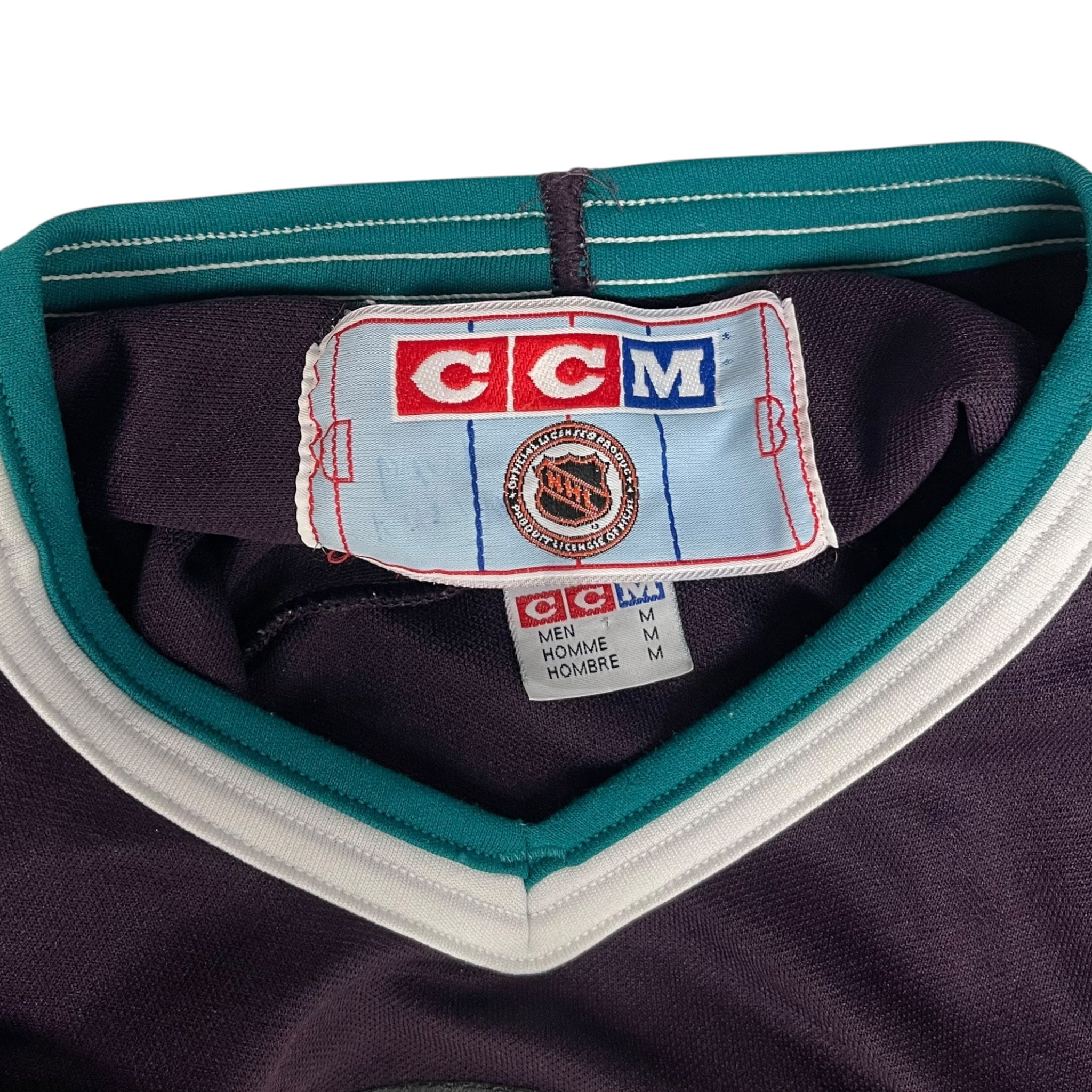 Vintage Anaheim Mighty Ducks CCM Home Jersey
