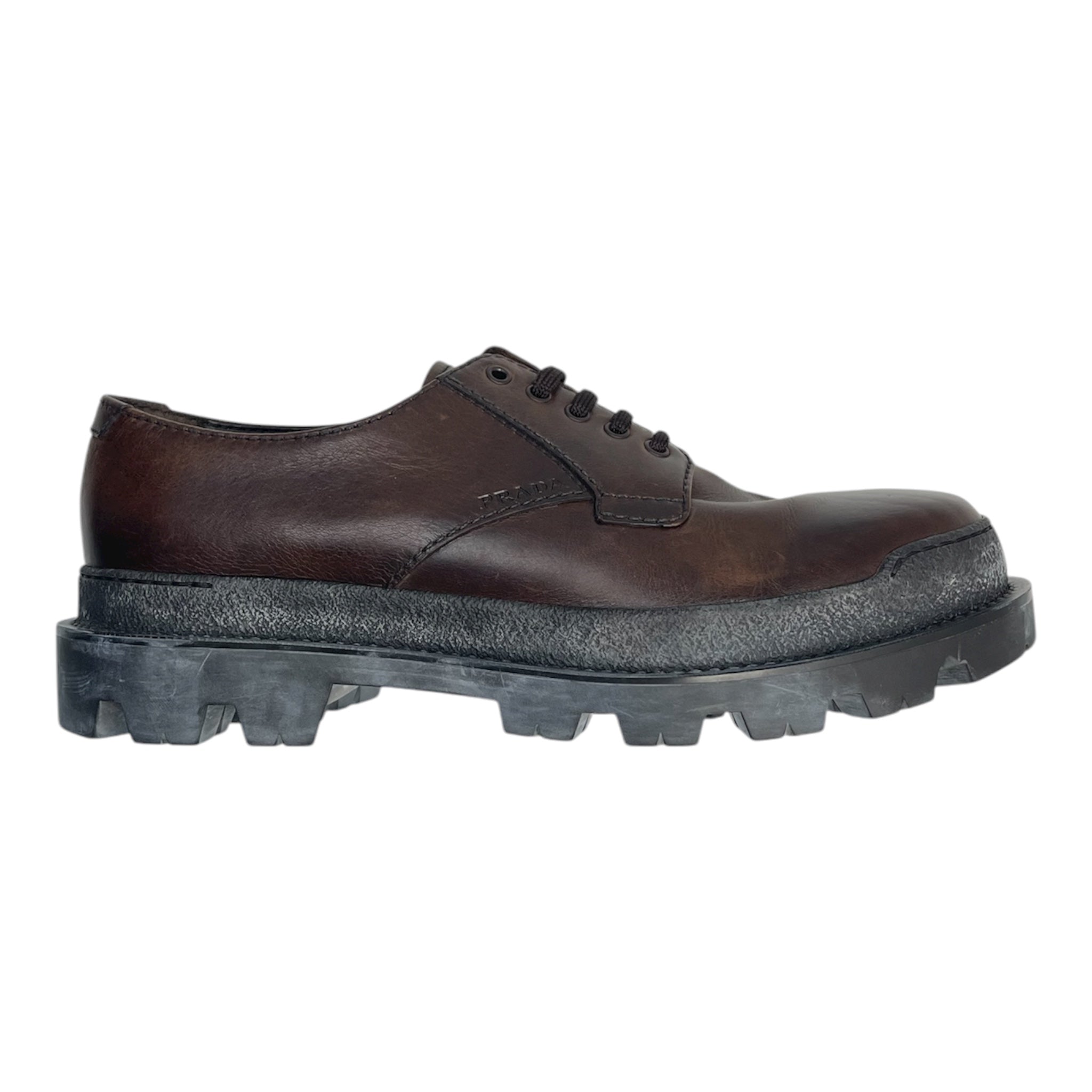 Prada Chocolate Lace Up (Used)
