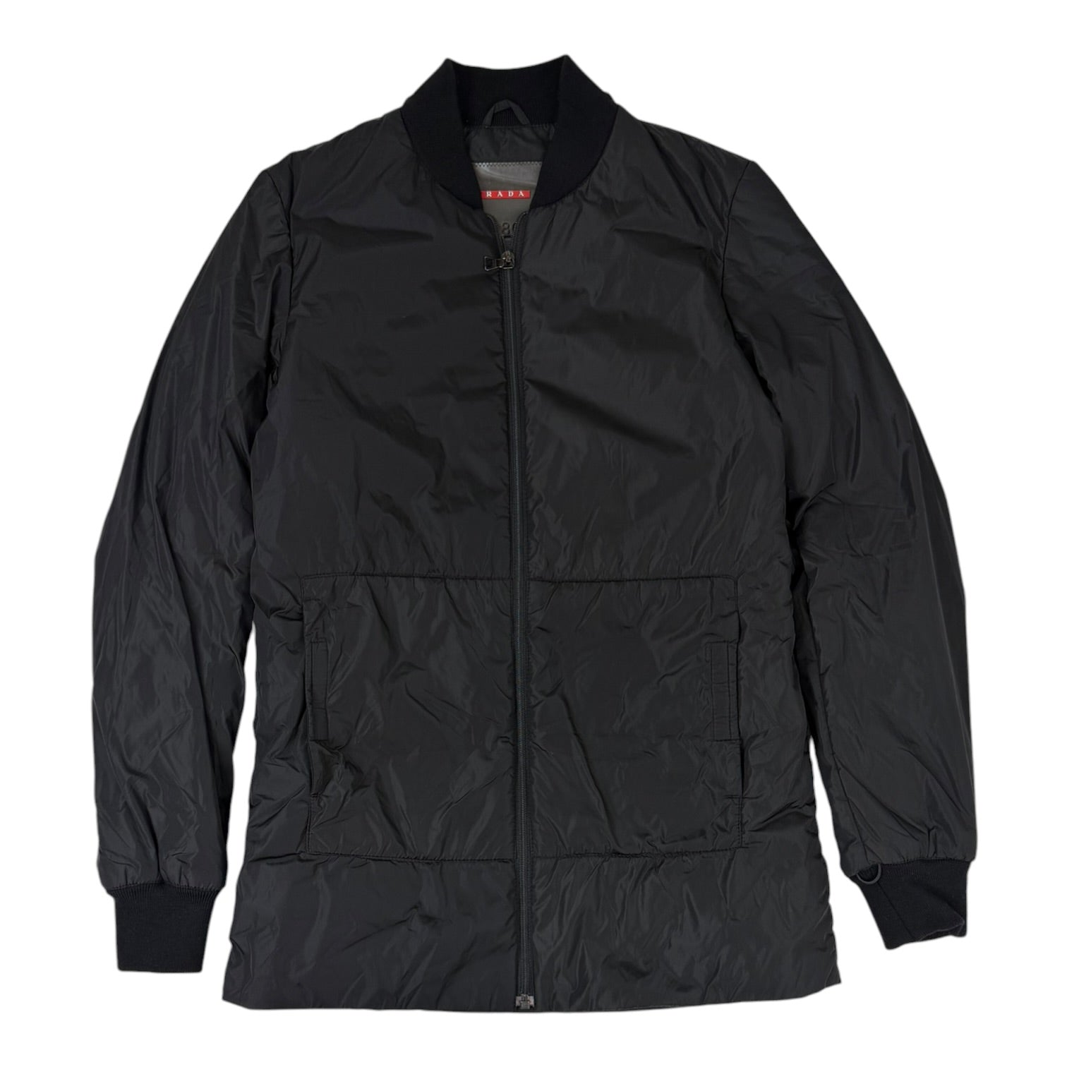 (W) Vintage Prada Nylon Jacket Black