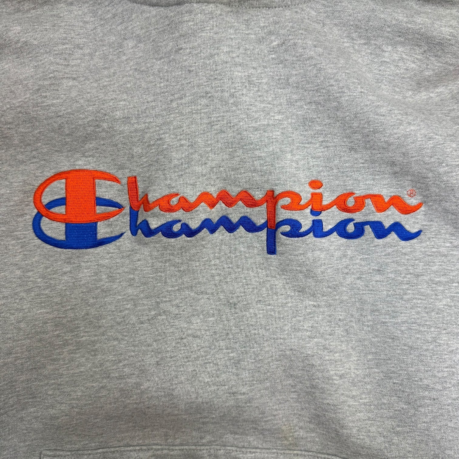 Supreme Champion Stacked C Hoodie Grey