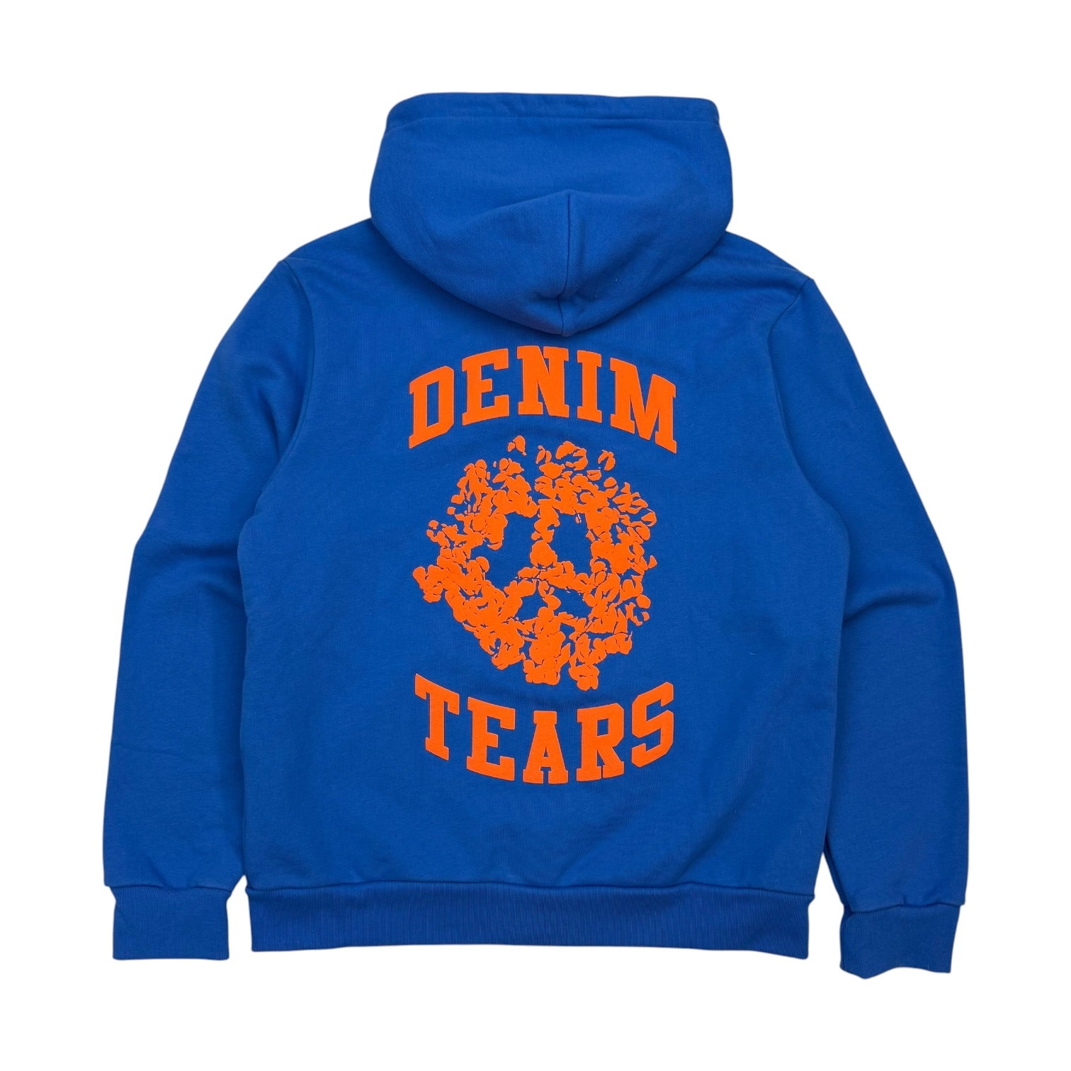 Denim Tears Denim University Zip Up Hoodie Blue