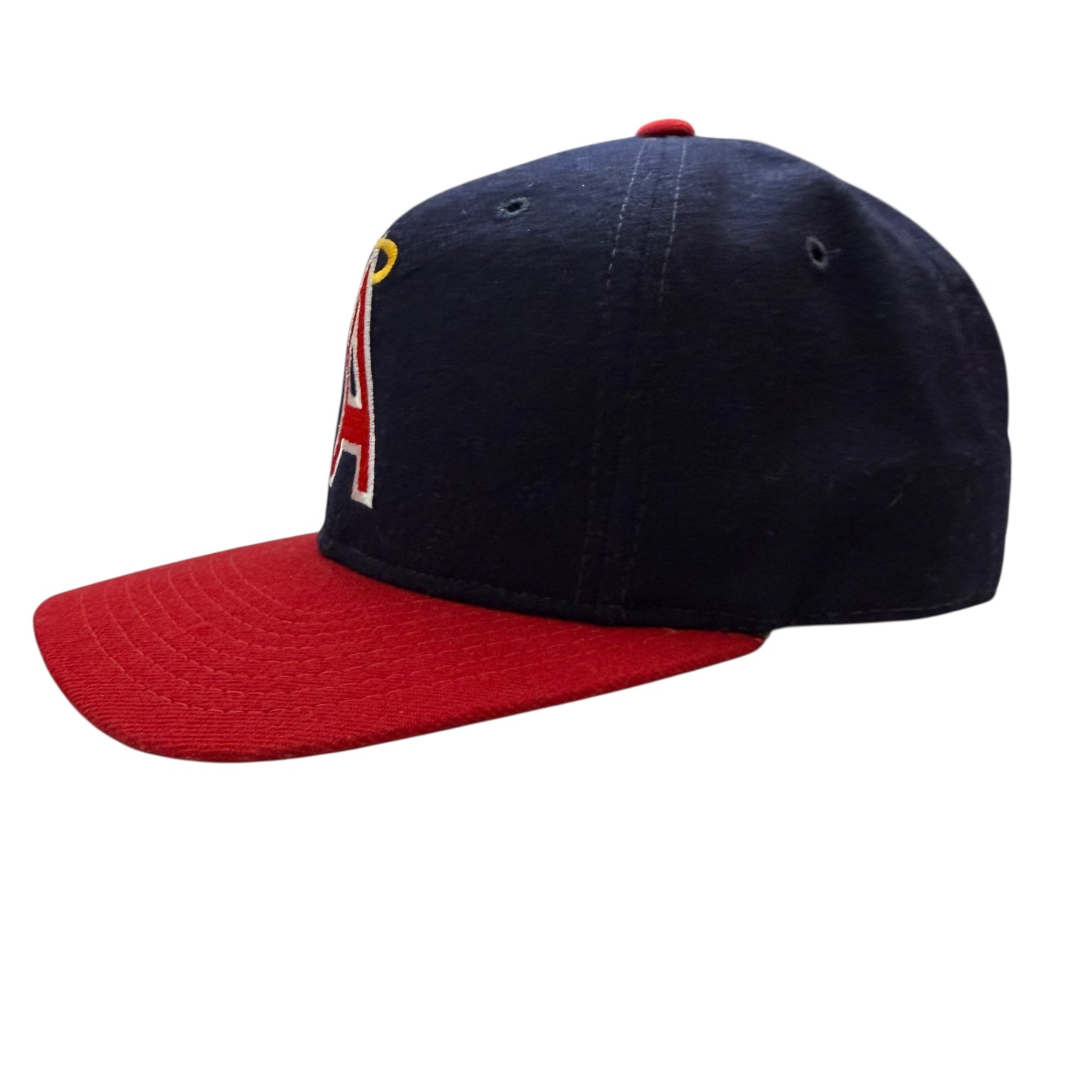 Vintage Sport Specialties Anaheim Angels Fitted Hat Blue/Red