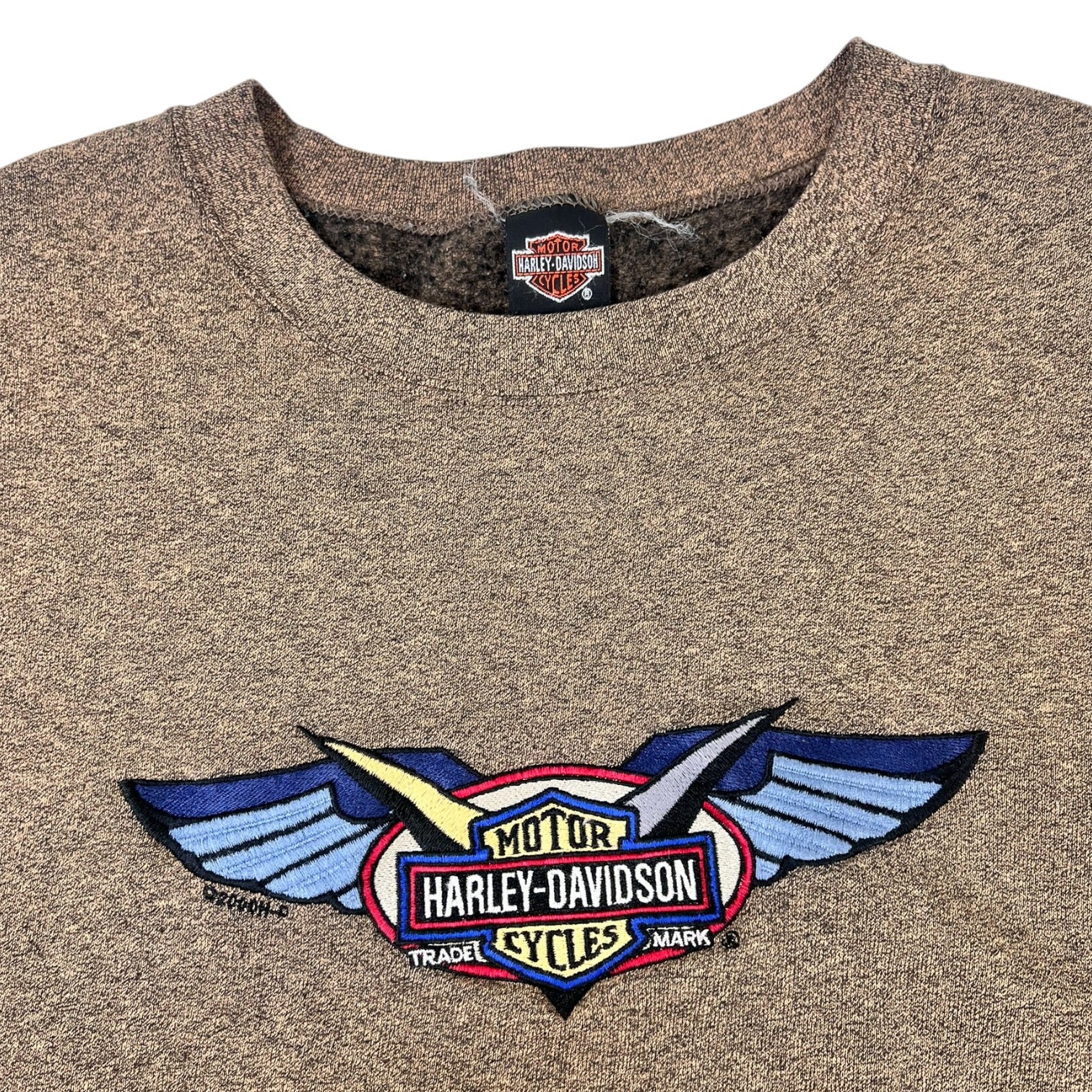 Harley-Davidson Trev Deeley Motorcycles Vancouver Crewneck Brown