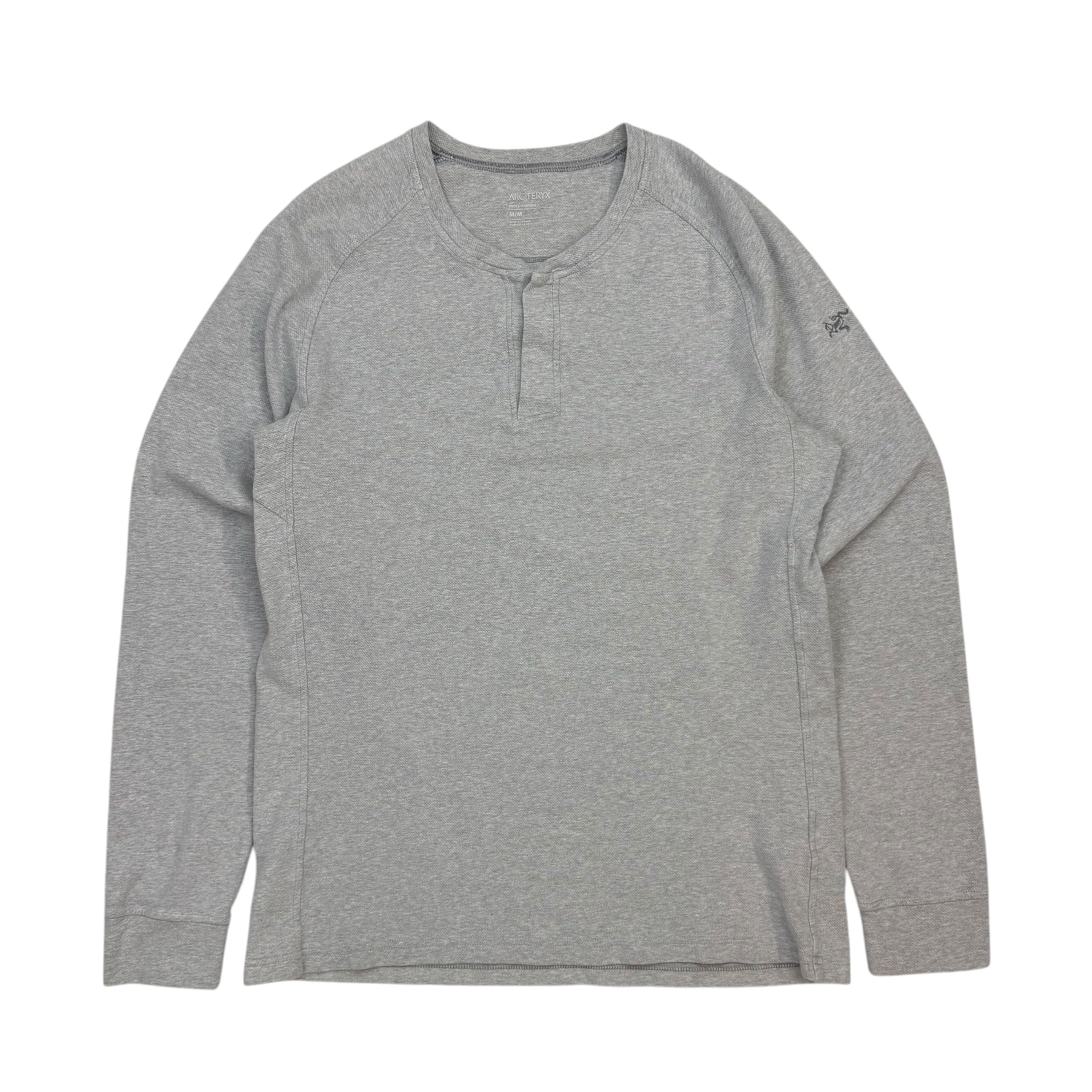 Arcteryx Henley Shirt Light Grey