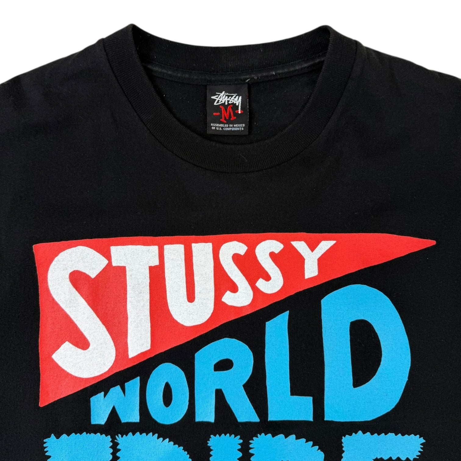 Stussy World Tribe NY.L.T.LA T-Shirt Black