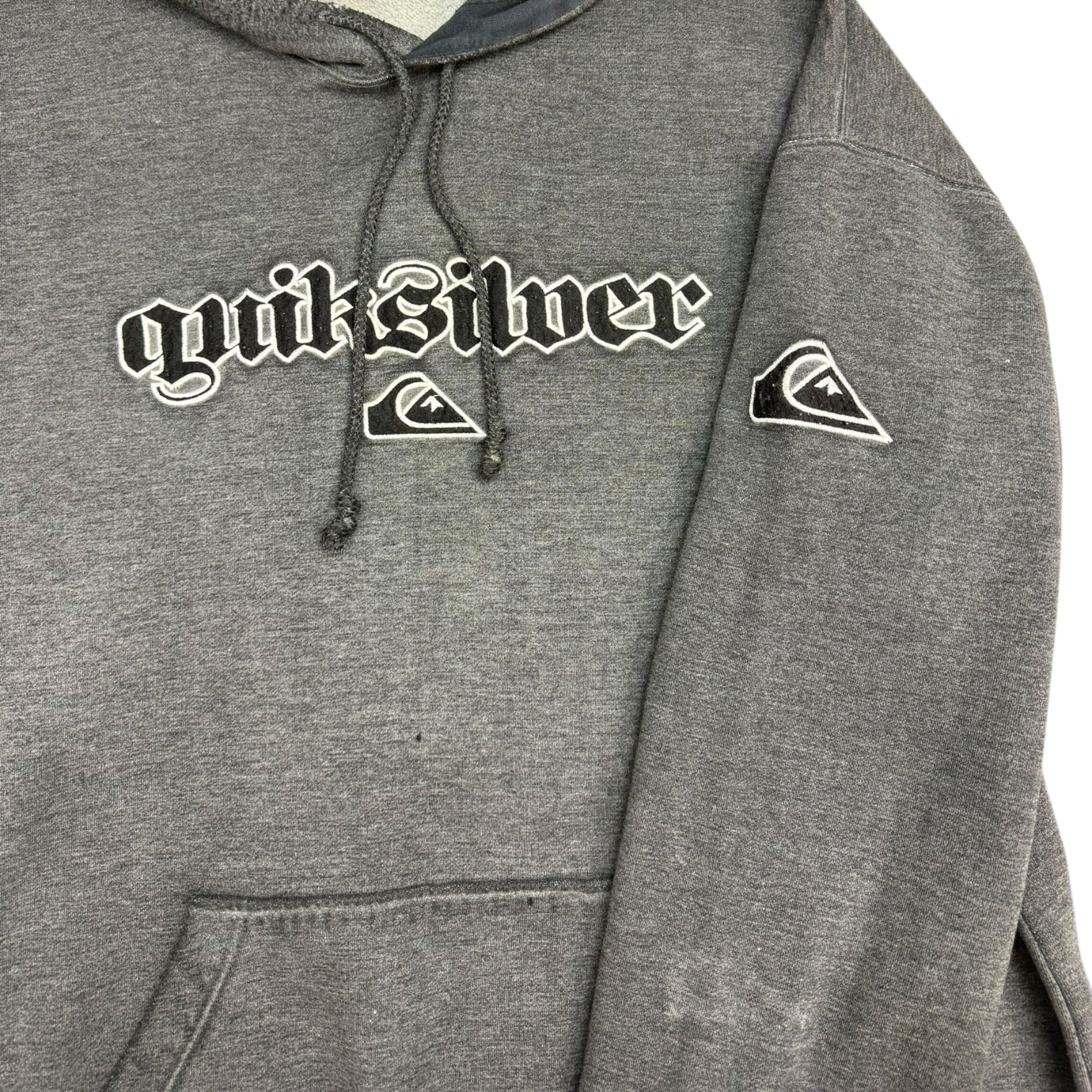 Vintage Quicksilver Hoodie Grey