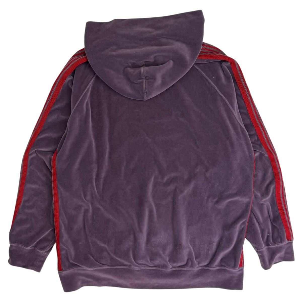 Needles Velour Track Hoodie Purple/Red