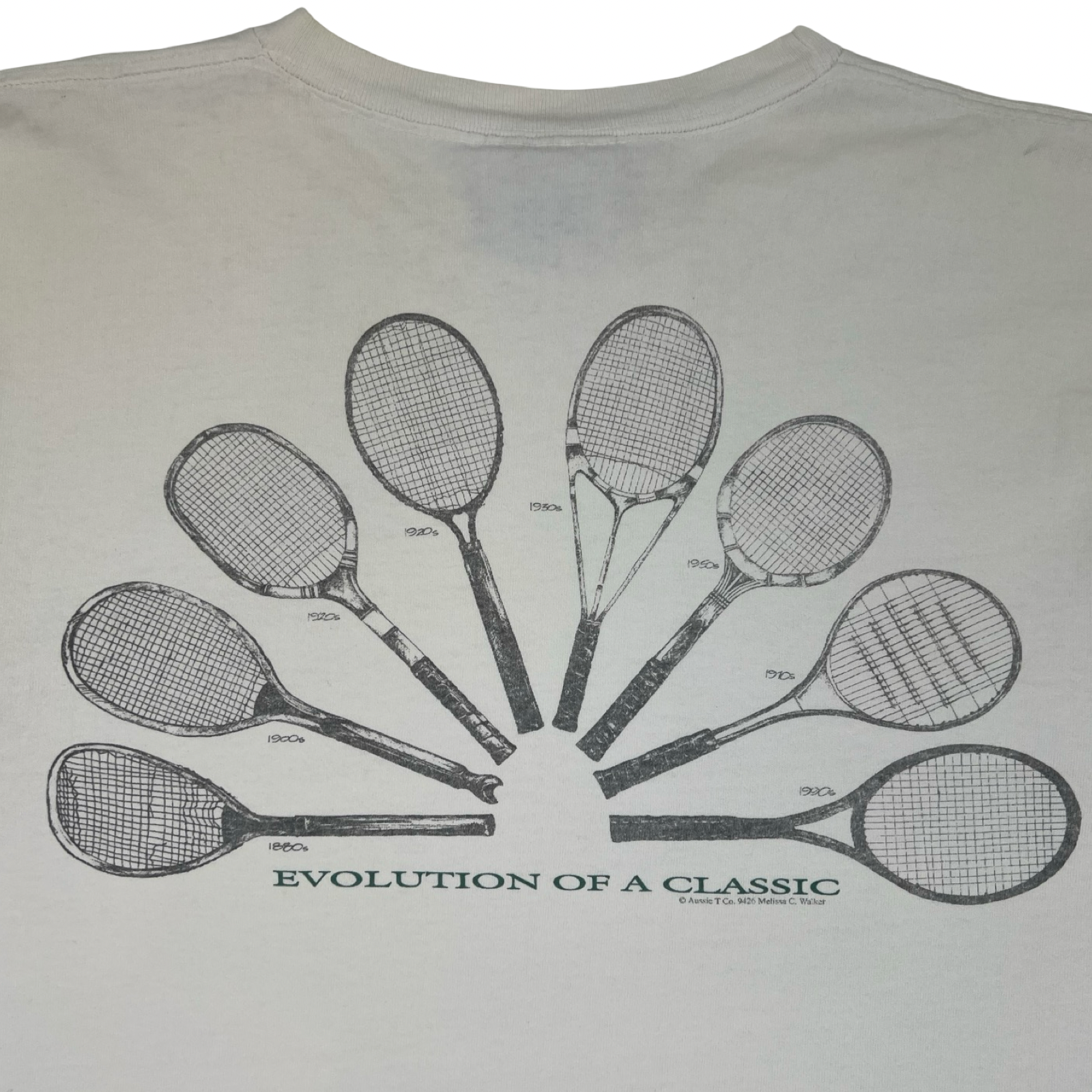 Vintage Aussie Tee Company “Classic Strings” T-Shirt White