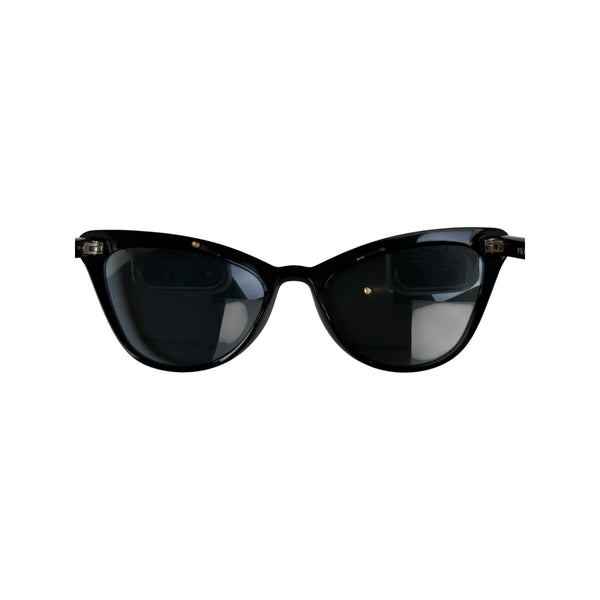 (W) Prada Cat Eye Sunglasses Black