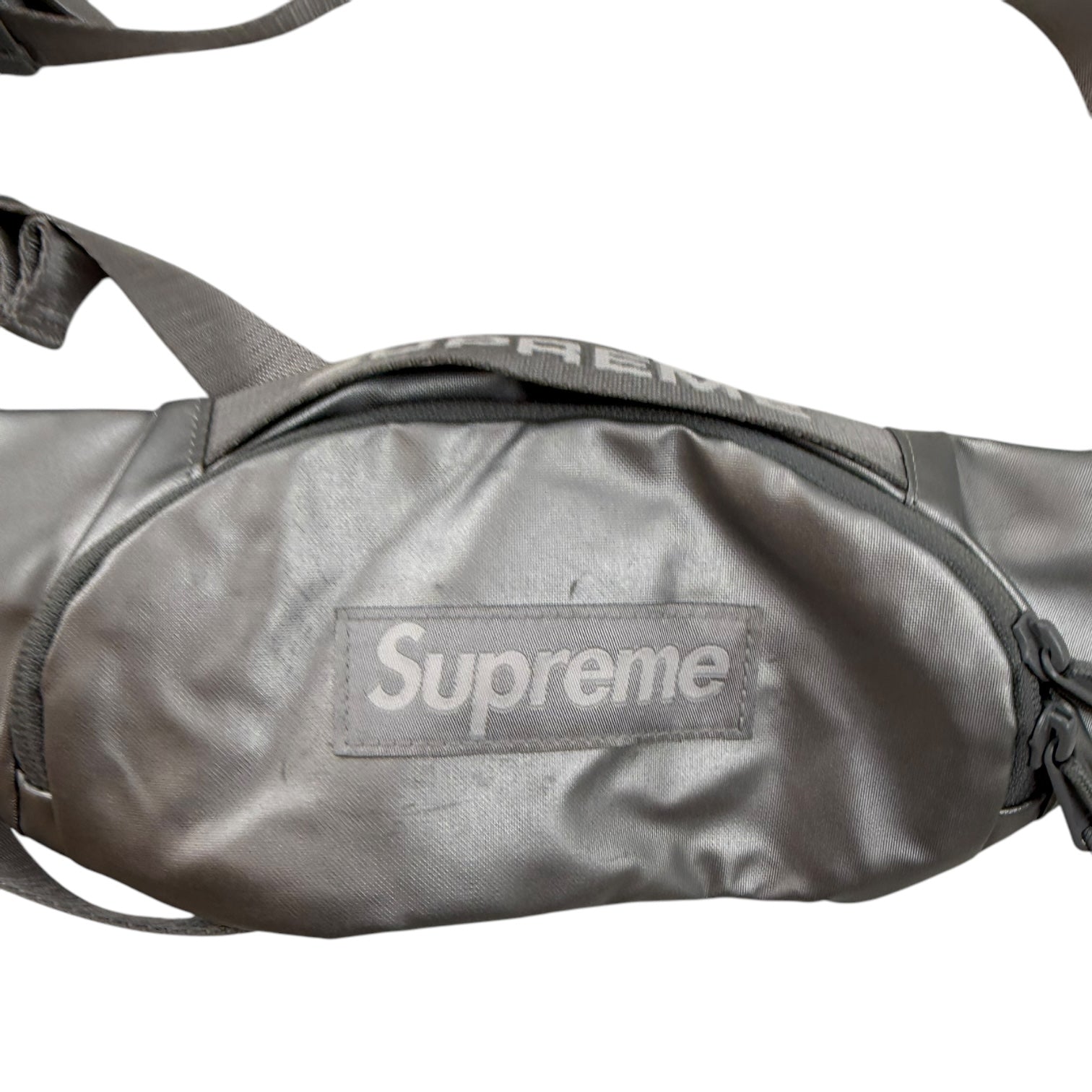 Supreme Small Waist Bag Silver