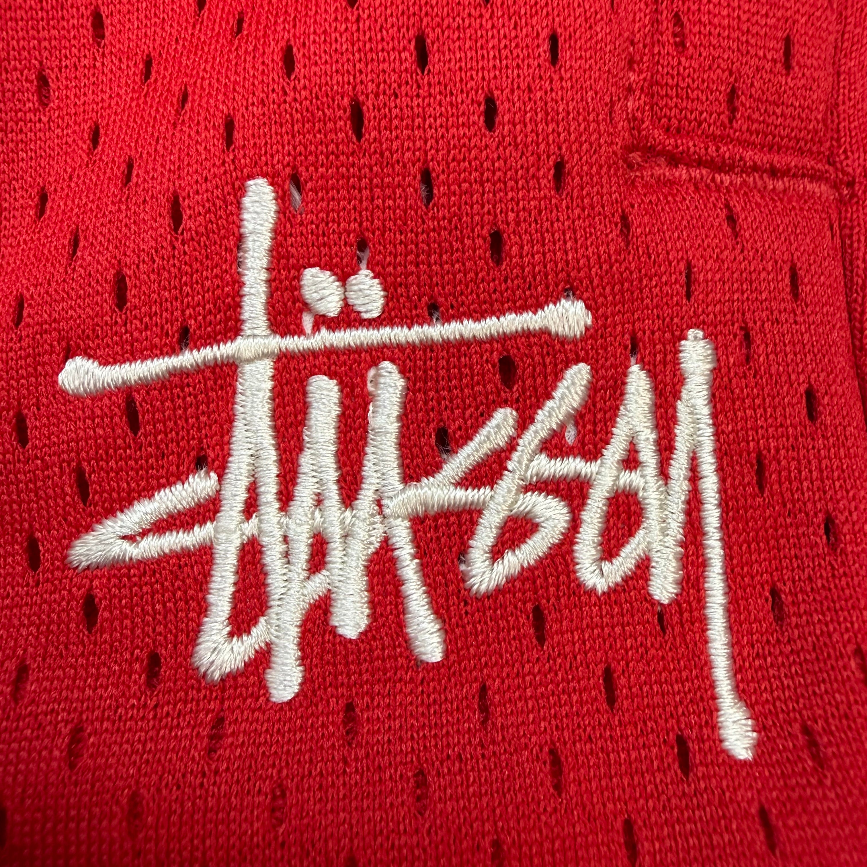 Stussy Mesh Track Pant Red