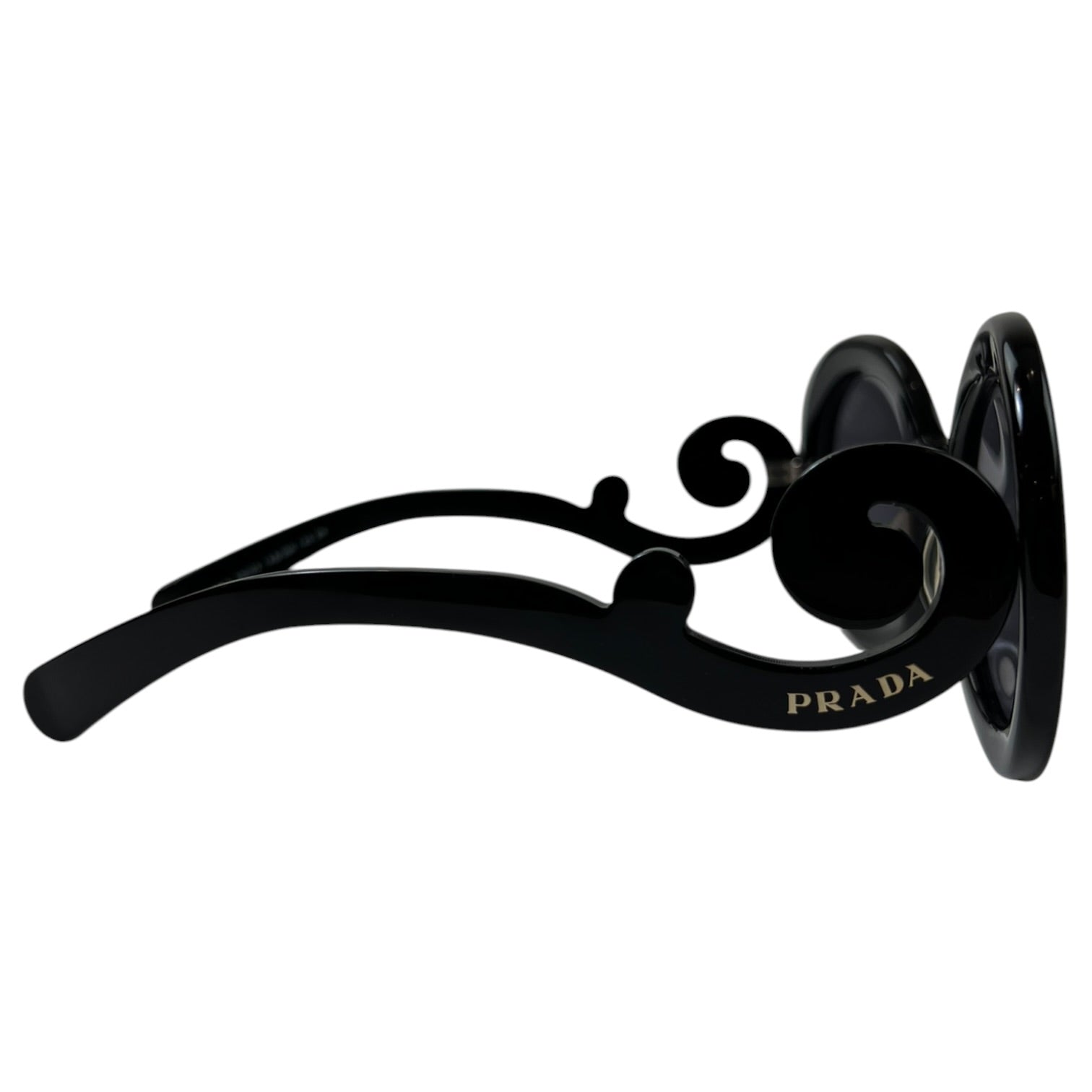 Prada Minimal Baroque Sunglasses Black