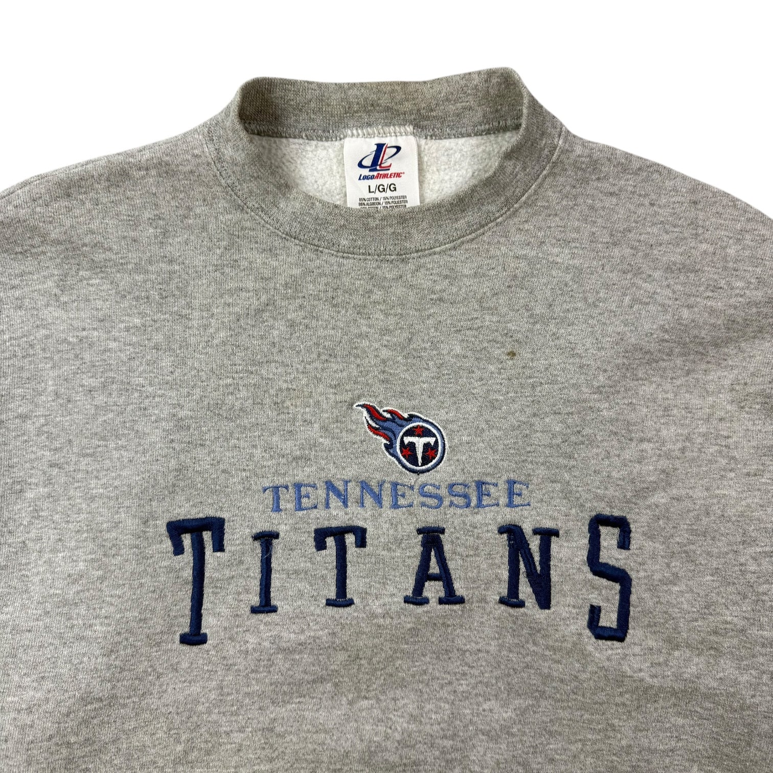 Vintage Tennessee Titans Crewneck Grey