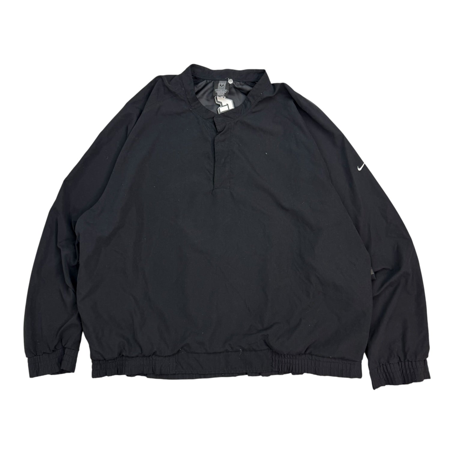 Vintage Nike Golf Quarter Button Up Sweater Black