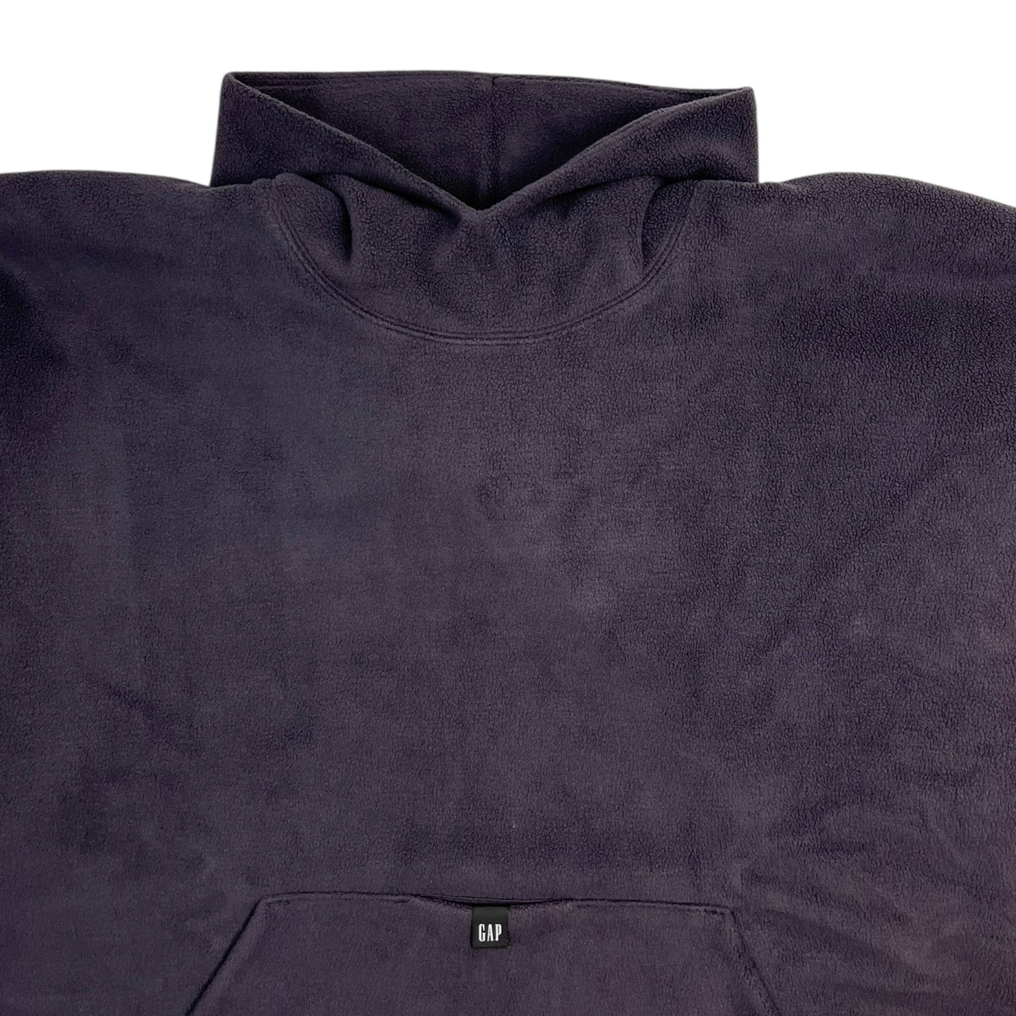 Yeezy Gap Polar Fleece Padded Hoodie Dark Grey