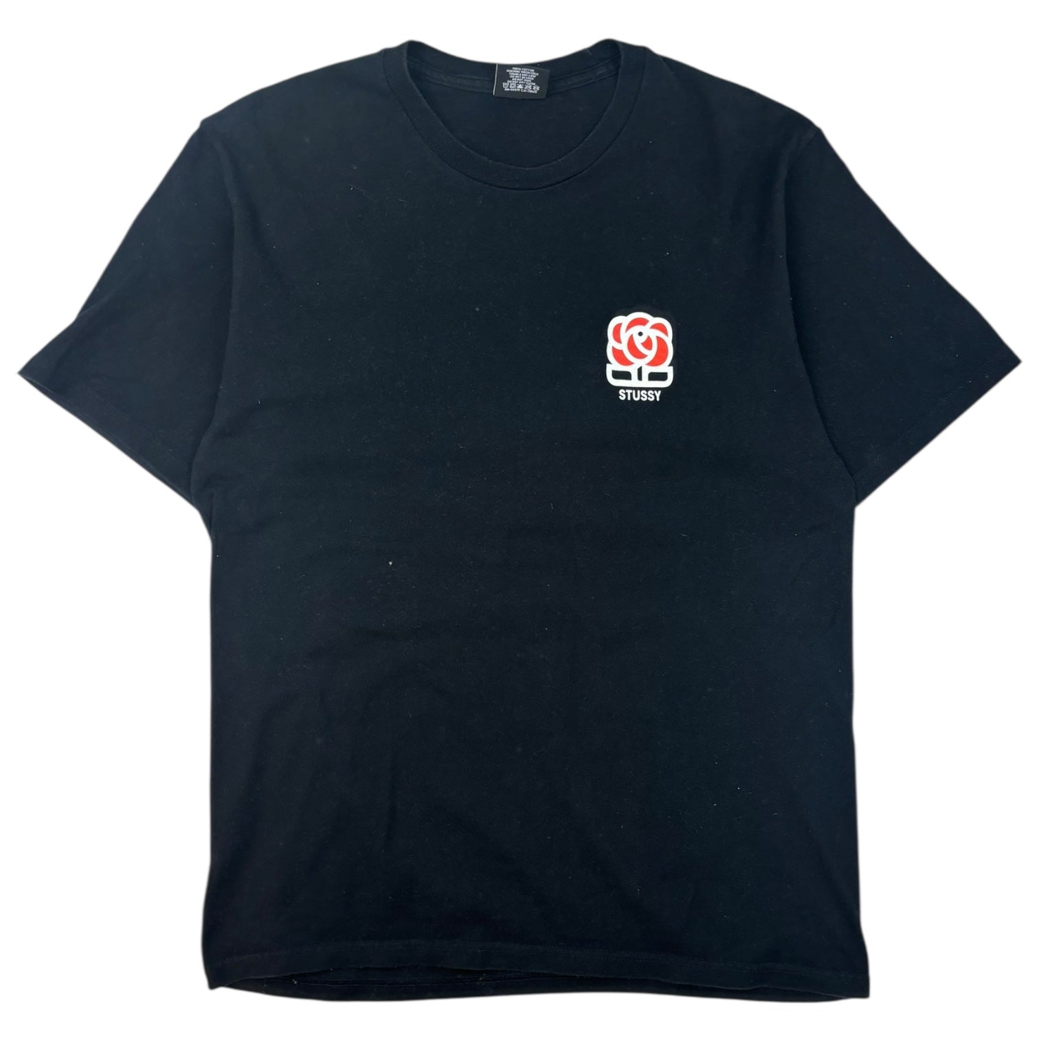 Stussy Fist & Rose T-Shirt Black