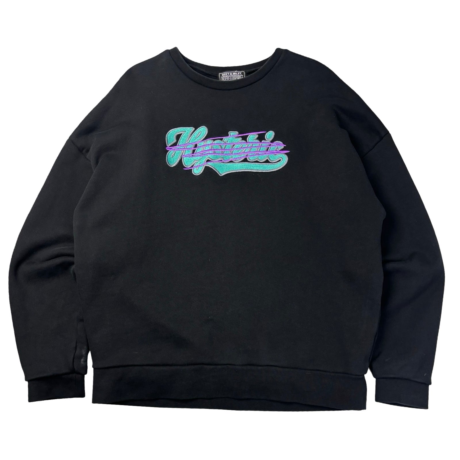 Hysteric Glamour X Genzai Crewneck Black