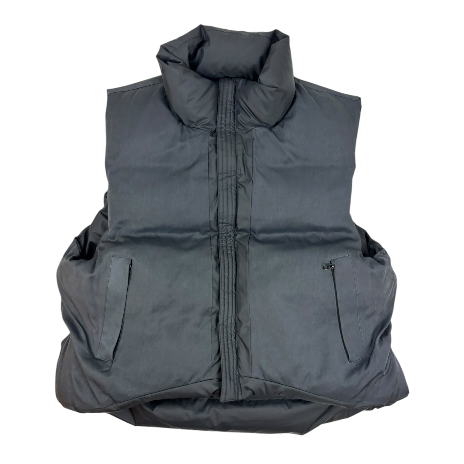 Kapital Reversible Nylon Down Puffer Vest Black