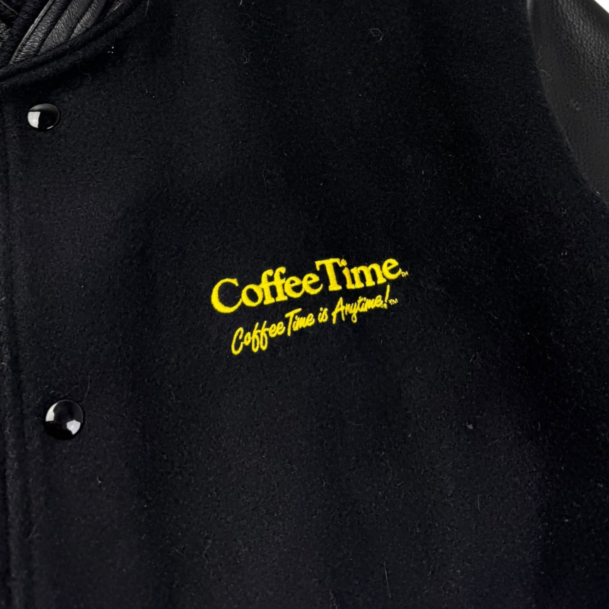 Vintage Coffee Time Coffee Shop Promo Varsity Jacket