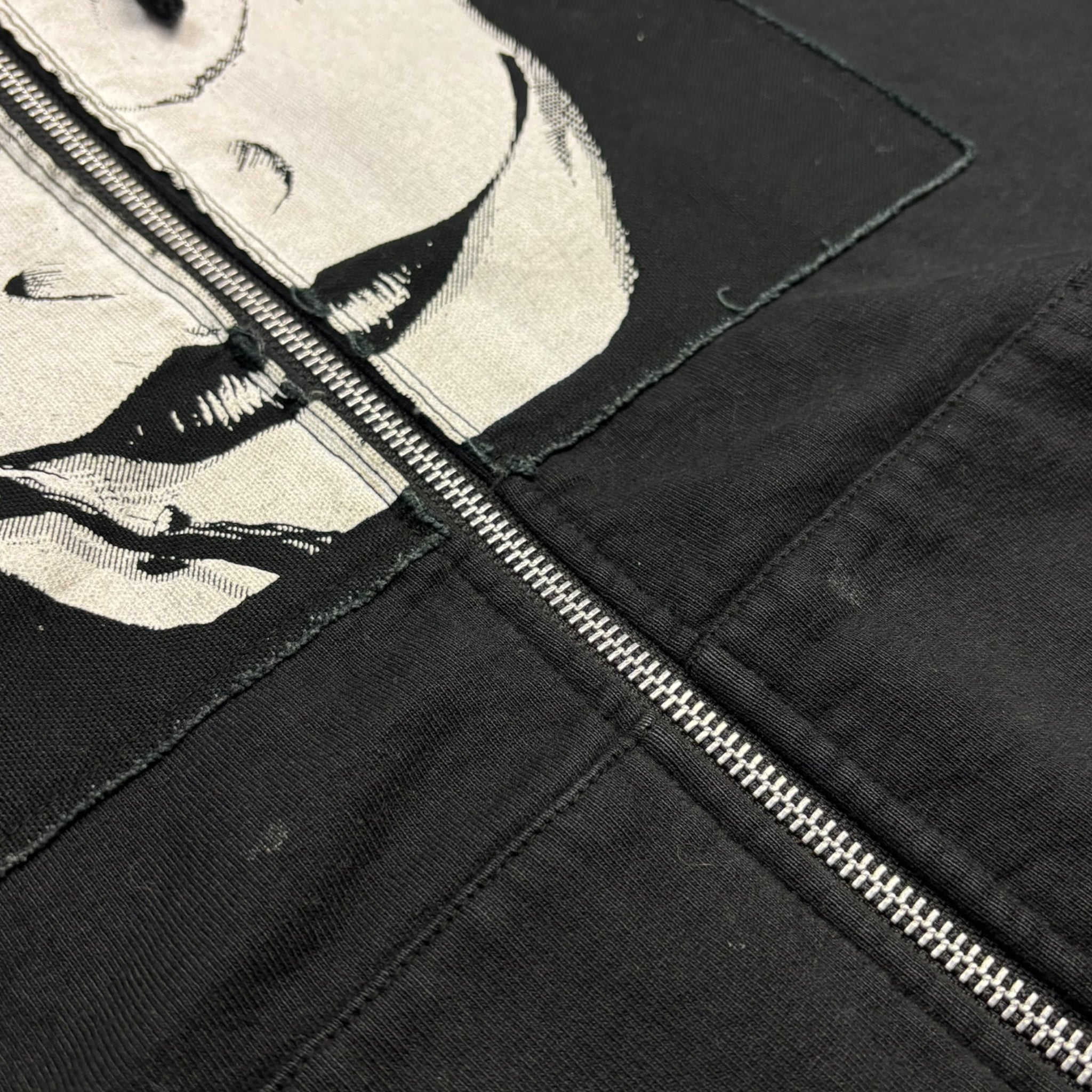 Supreme The Crow Zip Up Hooded Sweatshirt Black