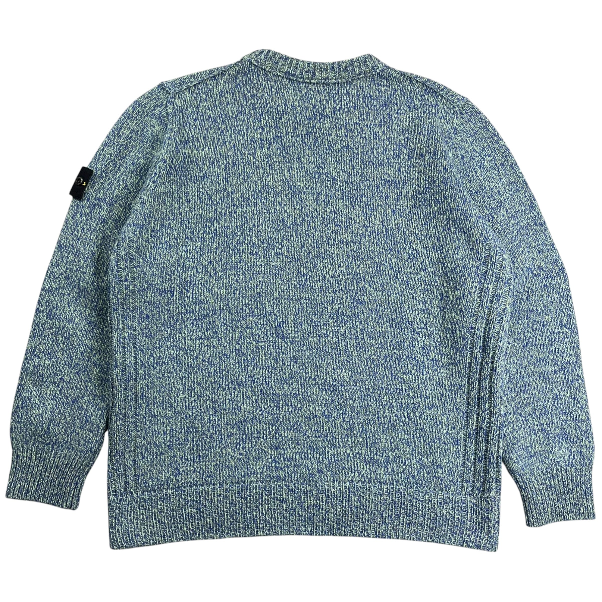 Stone Island Wool Knit Sweater Light Blue