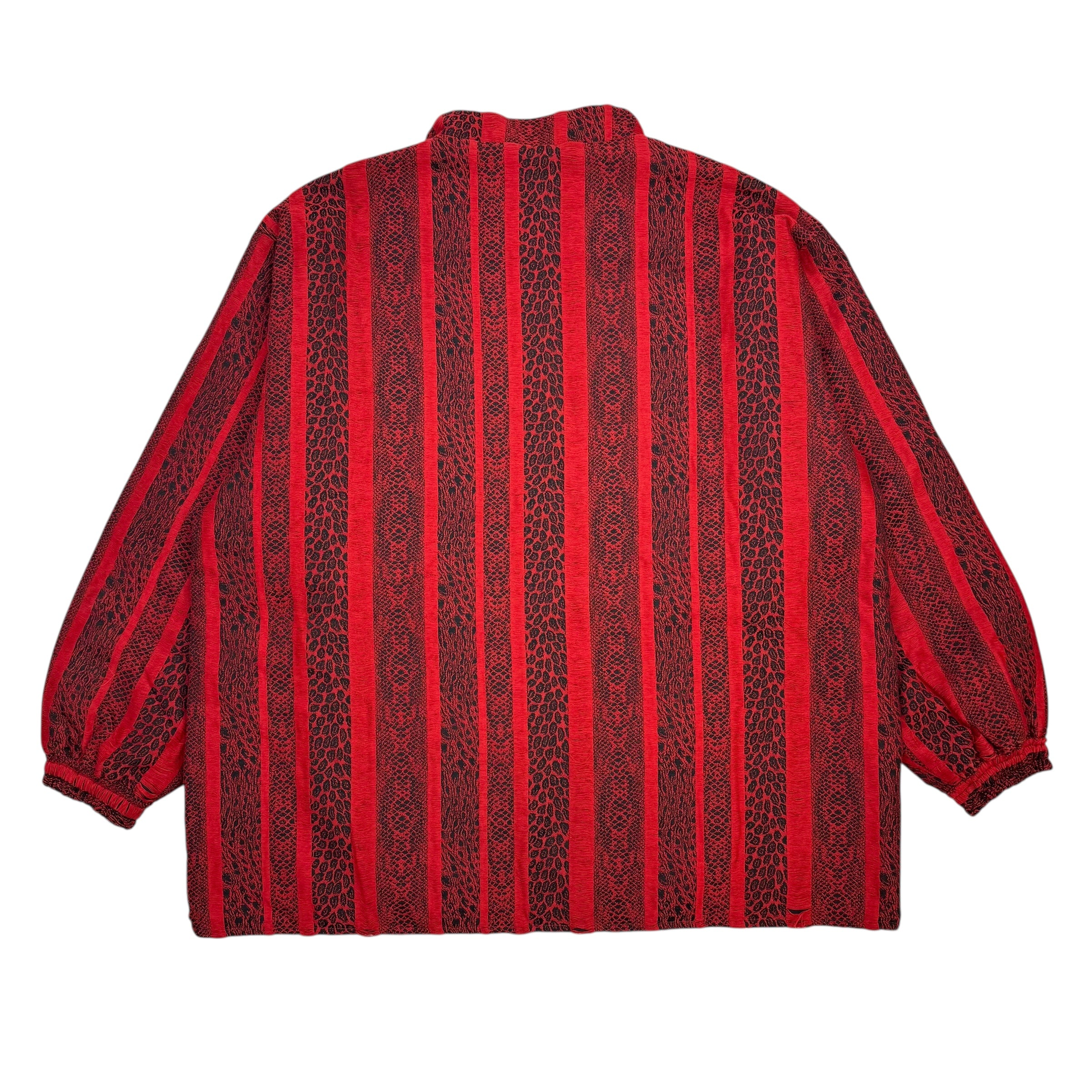 Needles Stand Collar Sur Coat Red