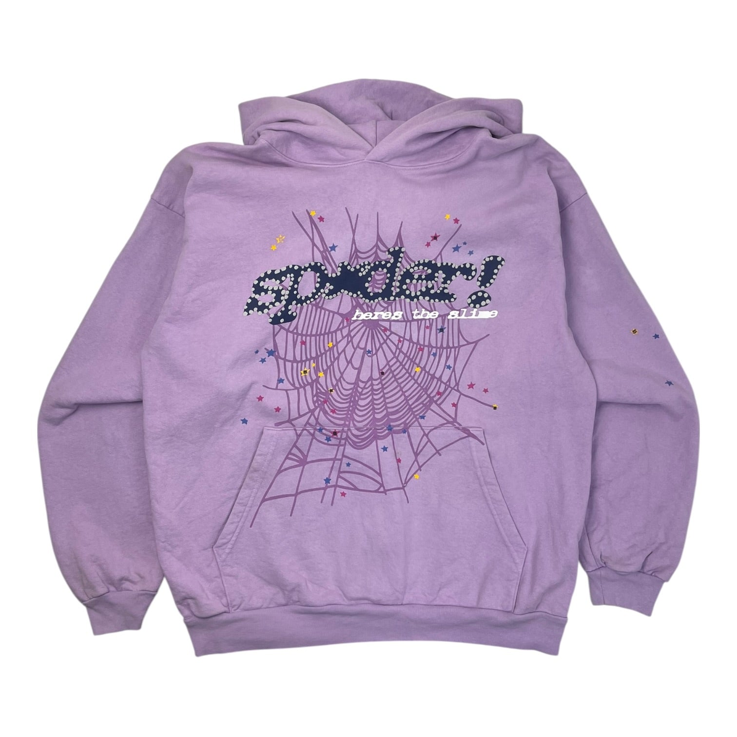 Sp5der Açai Hoodie Purple