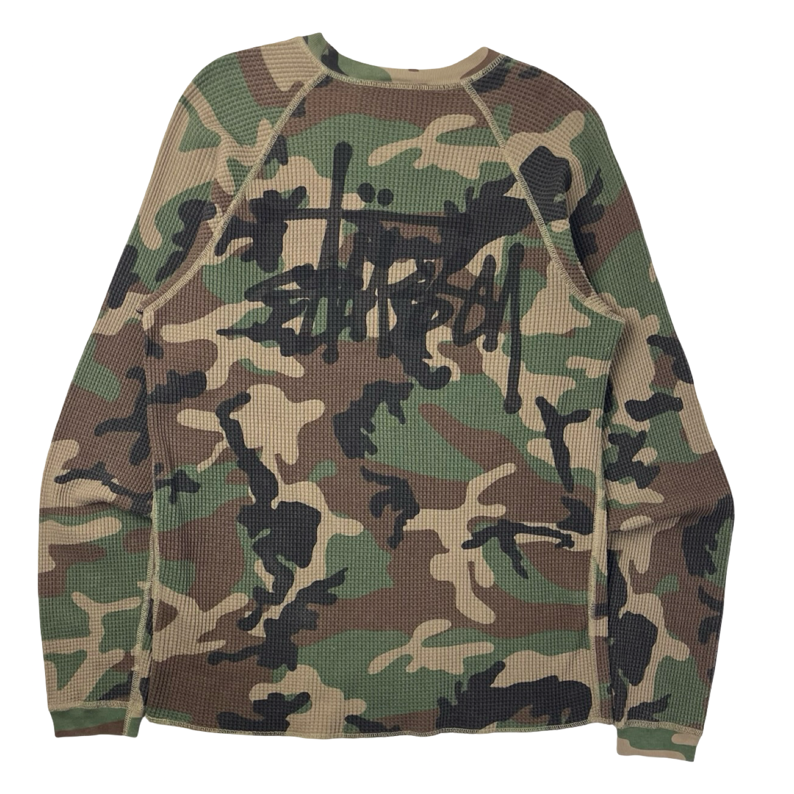 Stussy Basic Thermal Woodland Camo