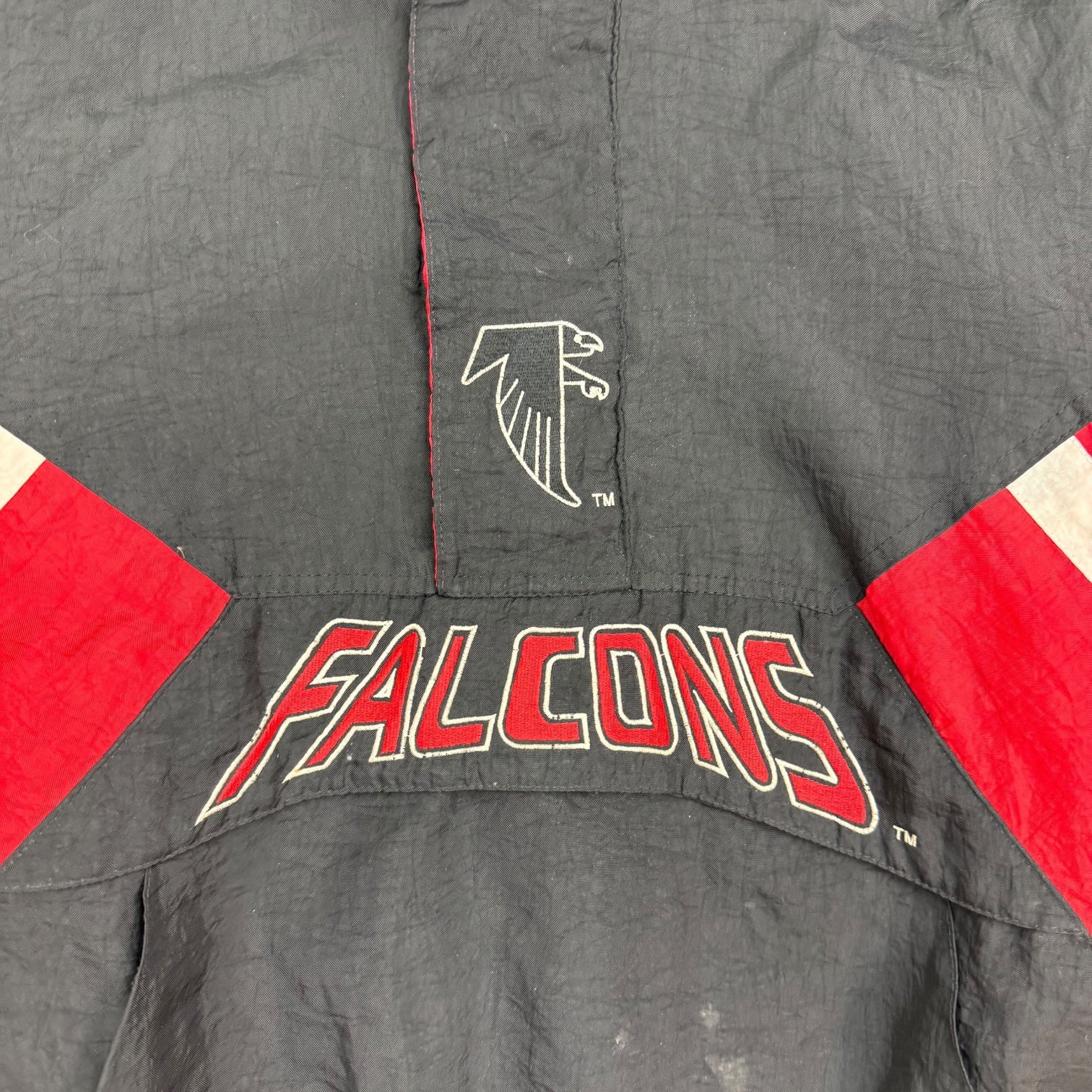 Vintage Youth Starter Atlanta Falcons Anorak Jacket Red