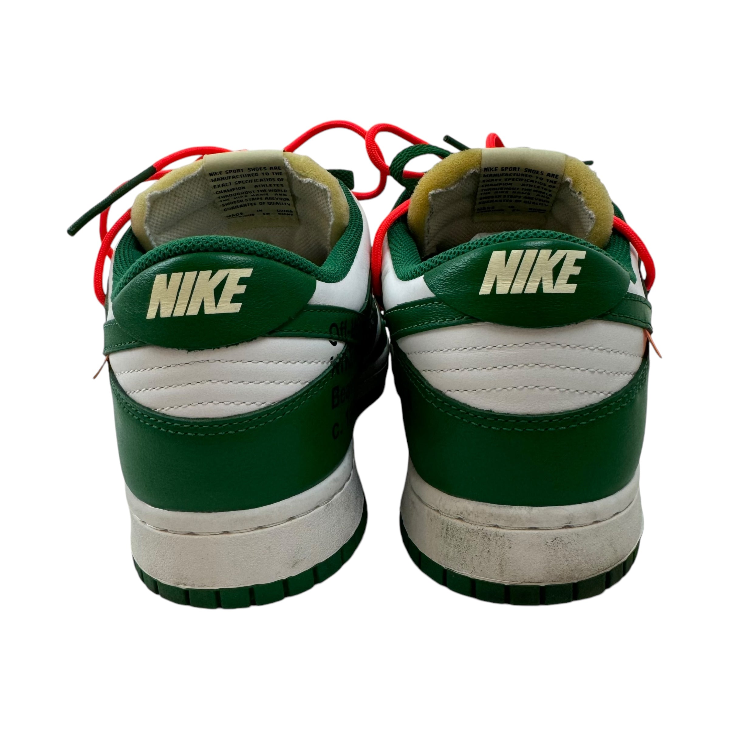 Nike X Off White Dunk Low Pine Green (Used)