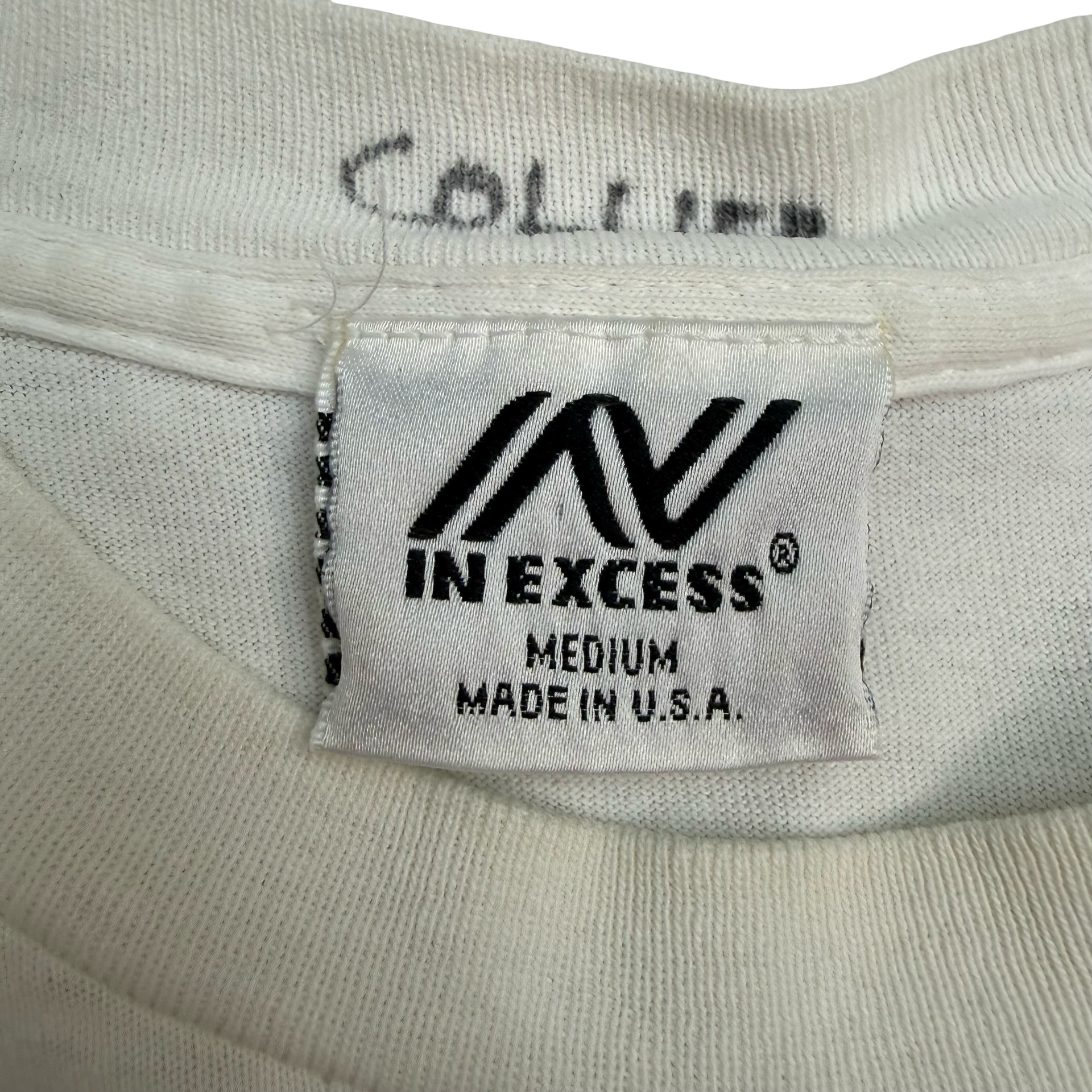 Vintage In Excess ‘Dig In Excess’ Soccer Tee White