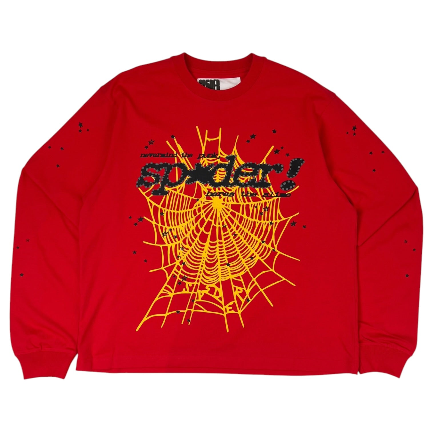 Sp5der Punk V2 Longsleeve T-Shirt Red