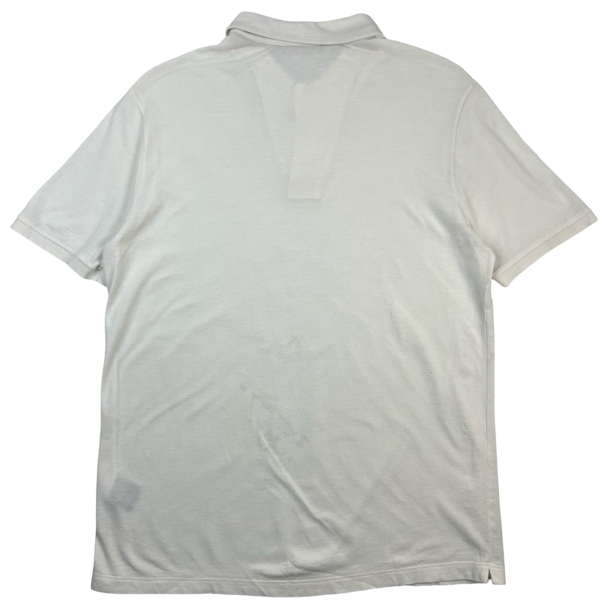 Loro Piana Open Polo Shirt White