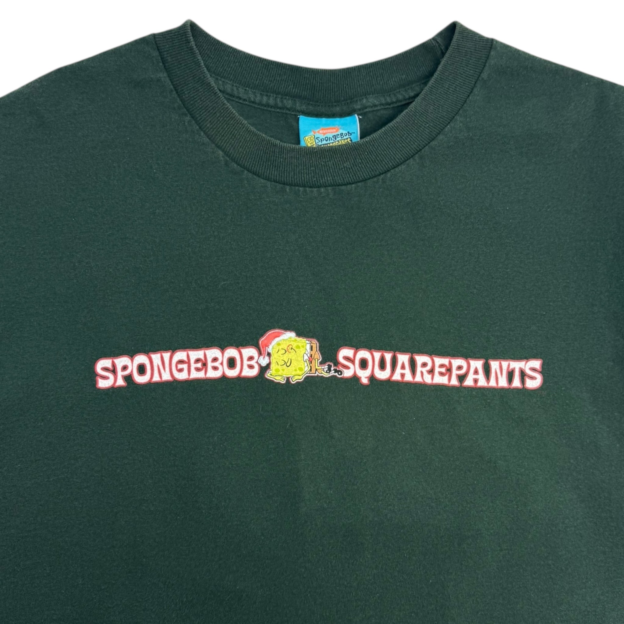 2002 SpongeBob Squarepants Holiday Promo T-Shirt