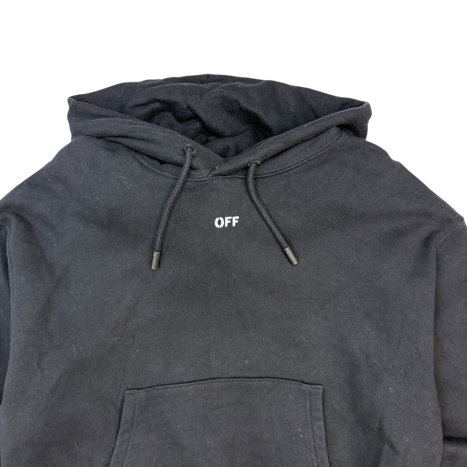 Off-White Diagonal Skulls Hoodie Black