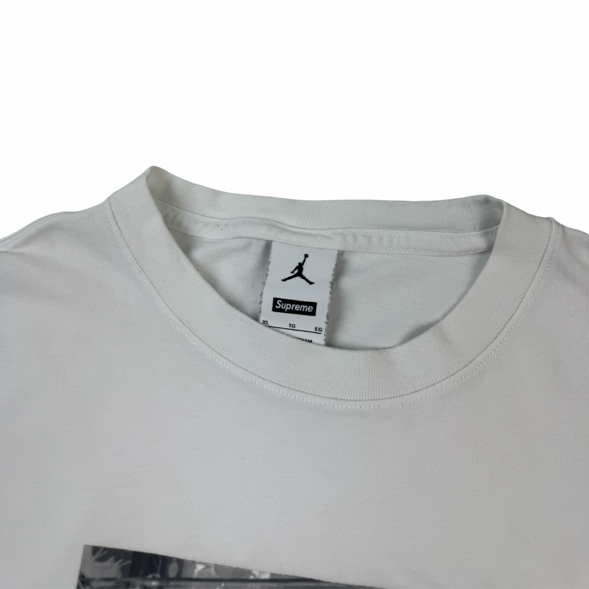 Supreme Jordan Biggie S/S Top White