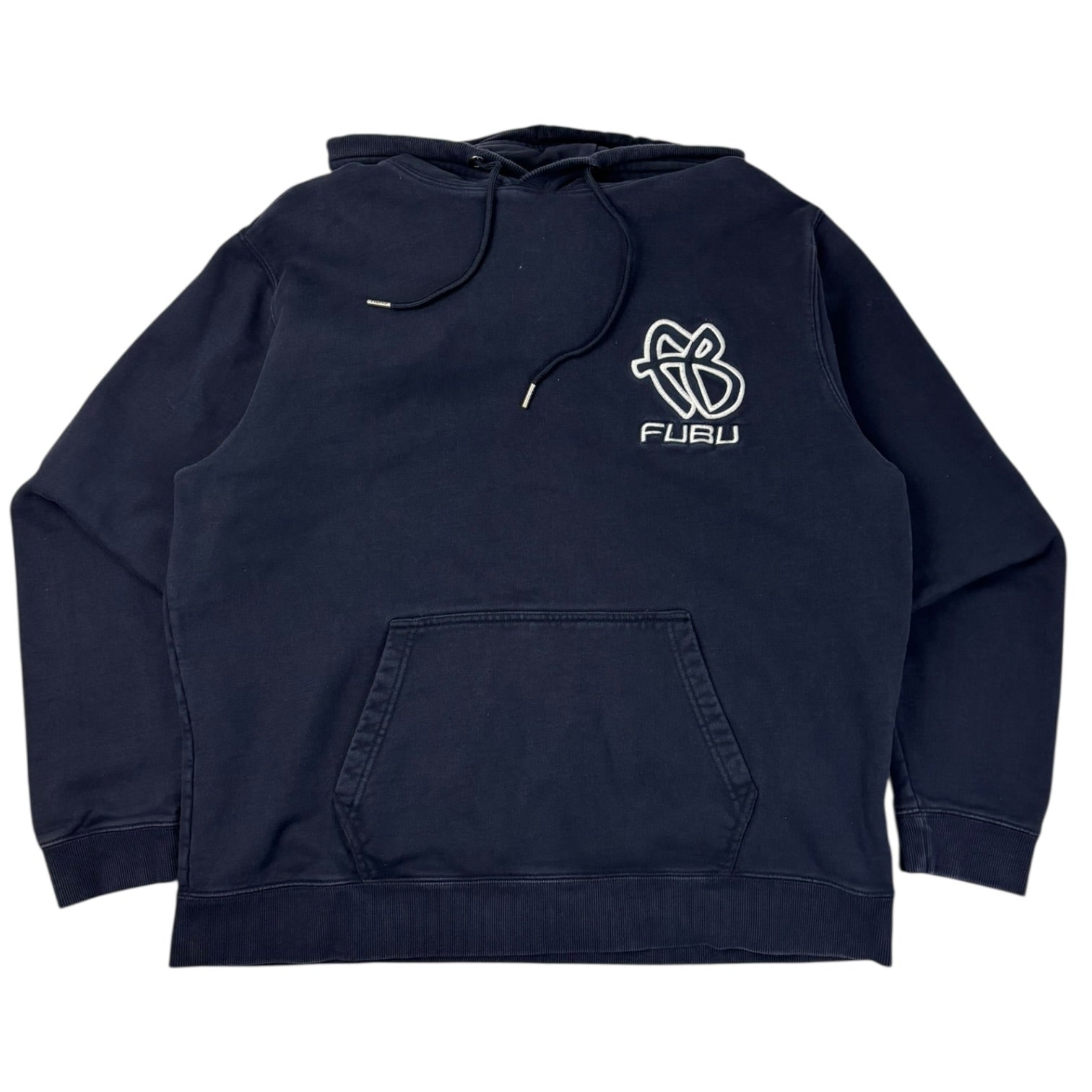 Vintage Y2K Fubu Pullover Hoodie Navy