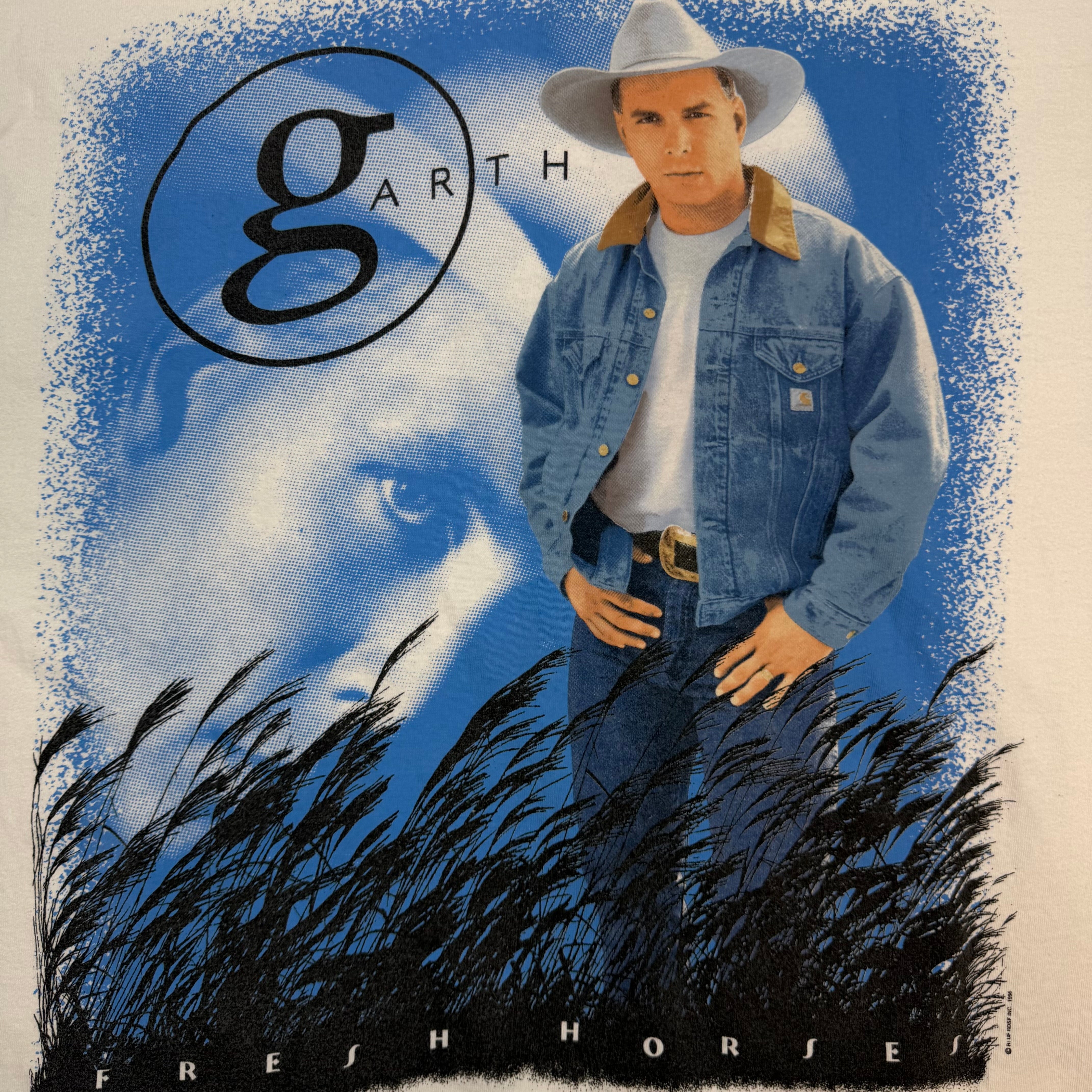 1996 Garth Brooks World Tour Tee White