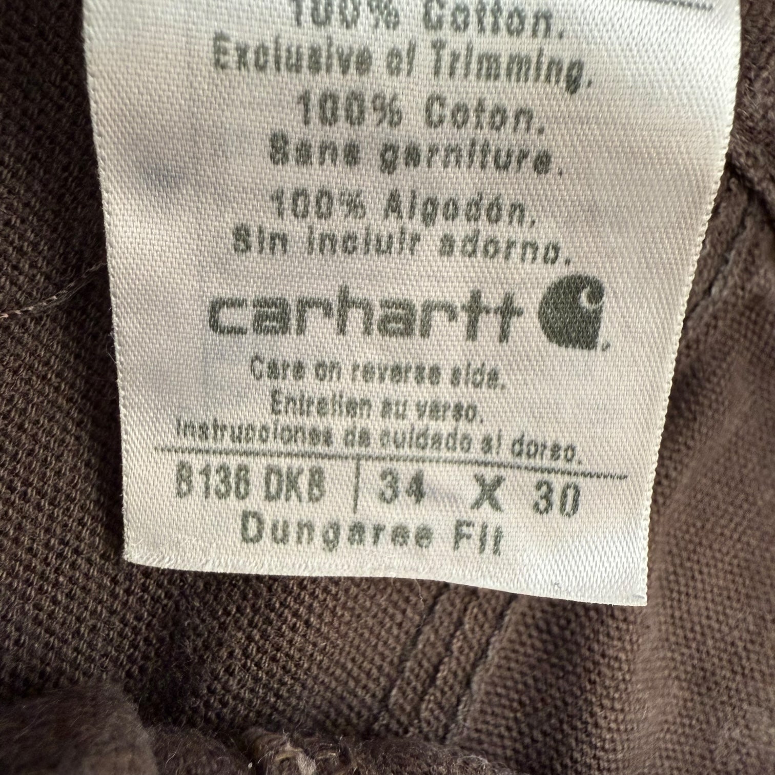 Vintage Carhartt Double Knee Pants Brown