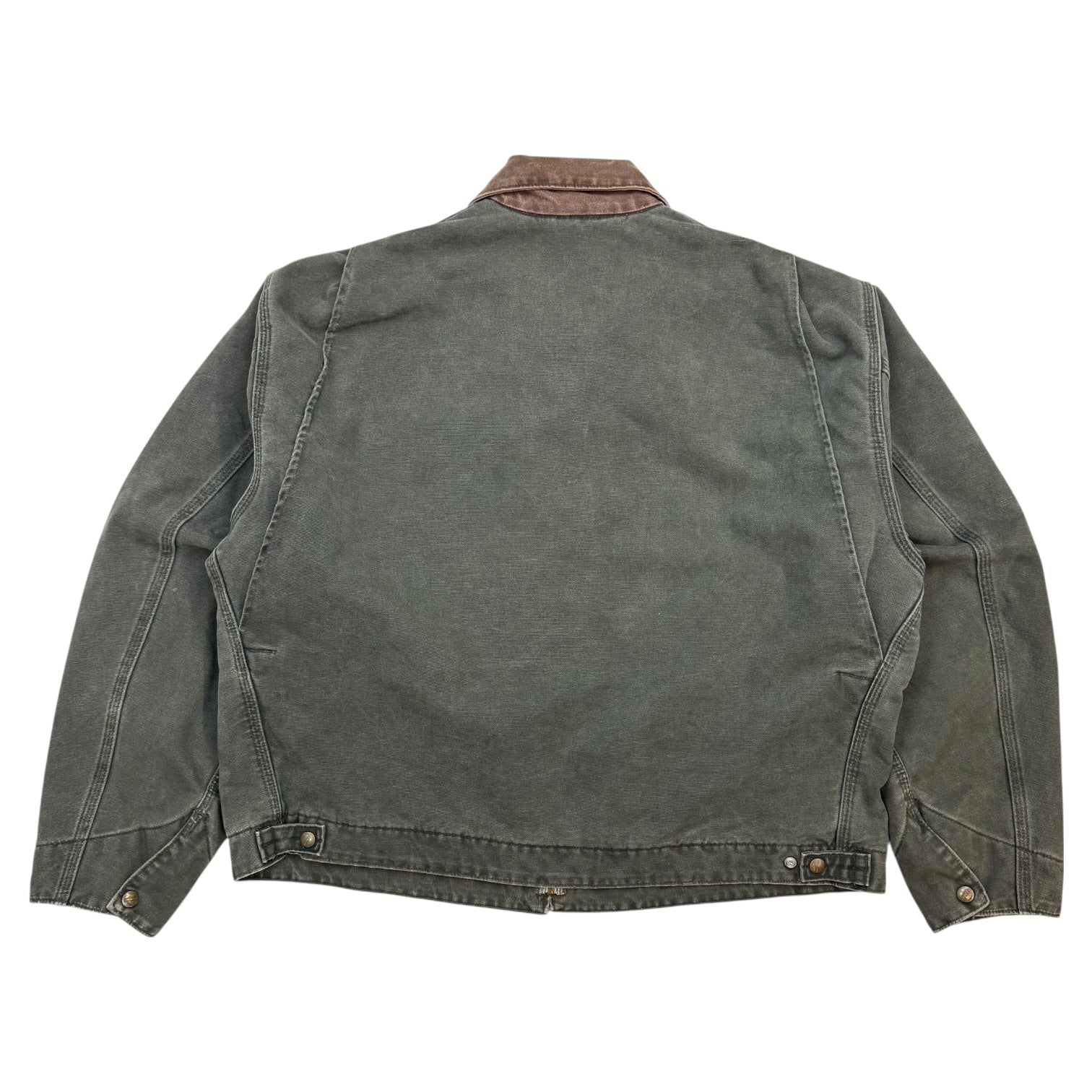Vintage Carhartt Detroit Blanket Lined Jacket Moss Green