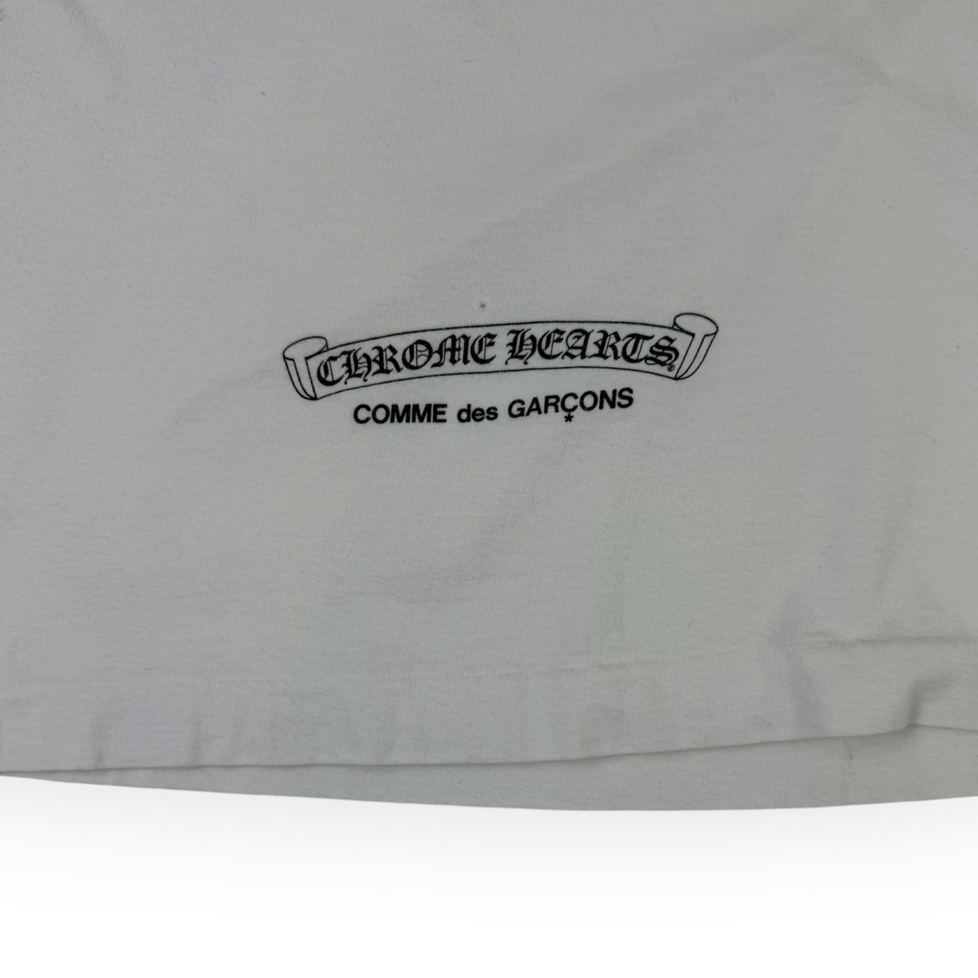 Chrome Hearts x Comme Des Garcons Cross Chain T-Shirt White
