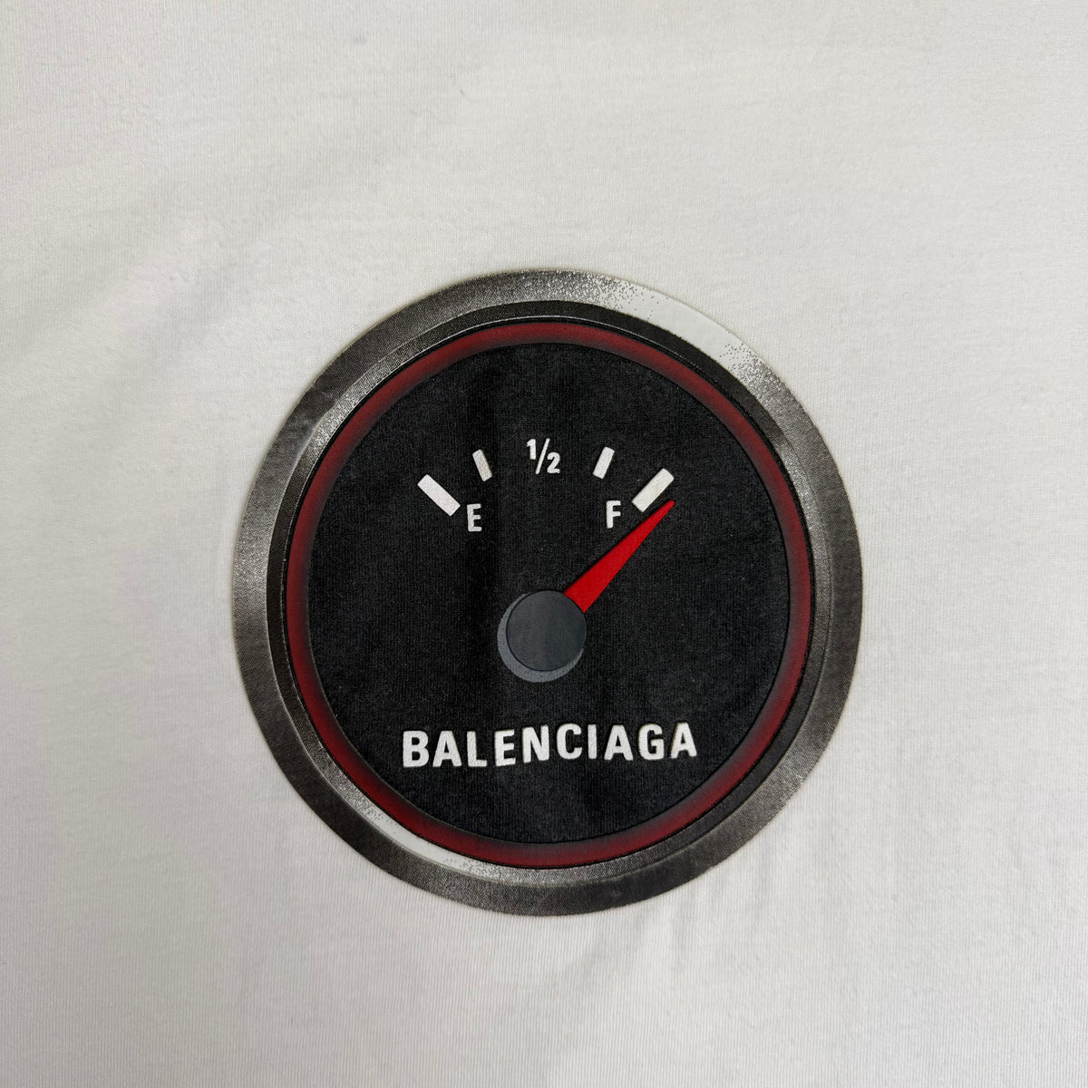 Balenciaga Fuel Tank Tee White