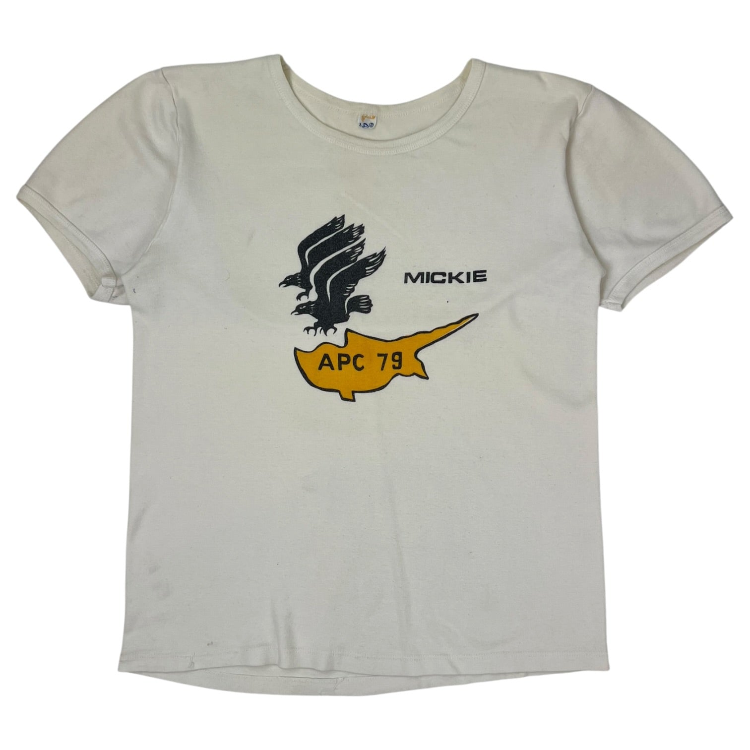 Vintage “Mickie APC 79” Graphic T-Shirt White