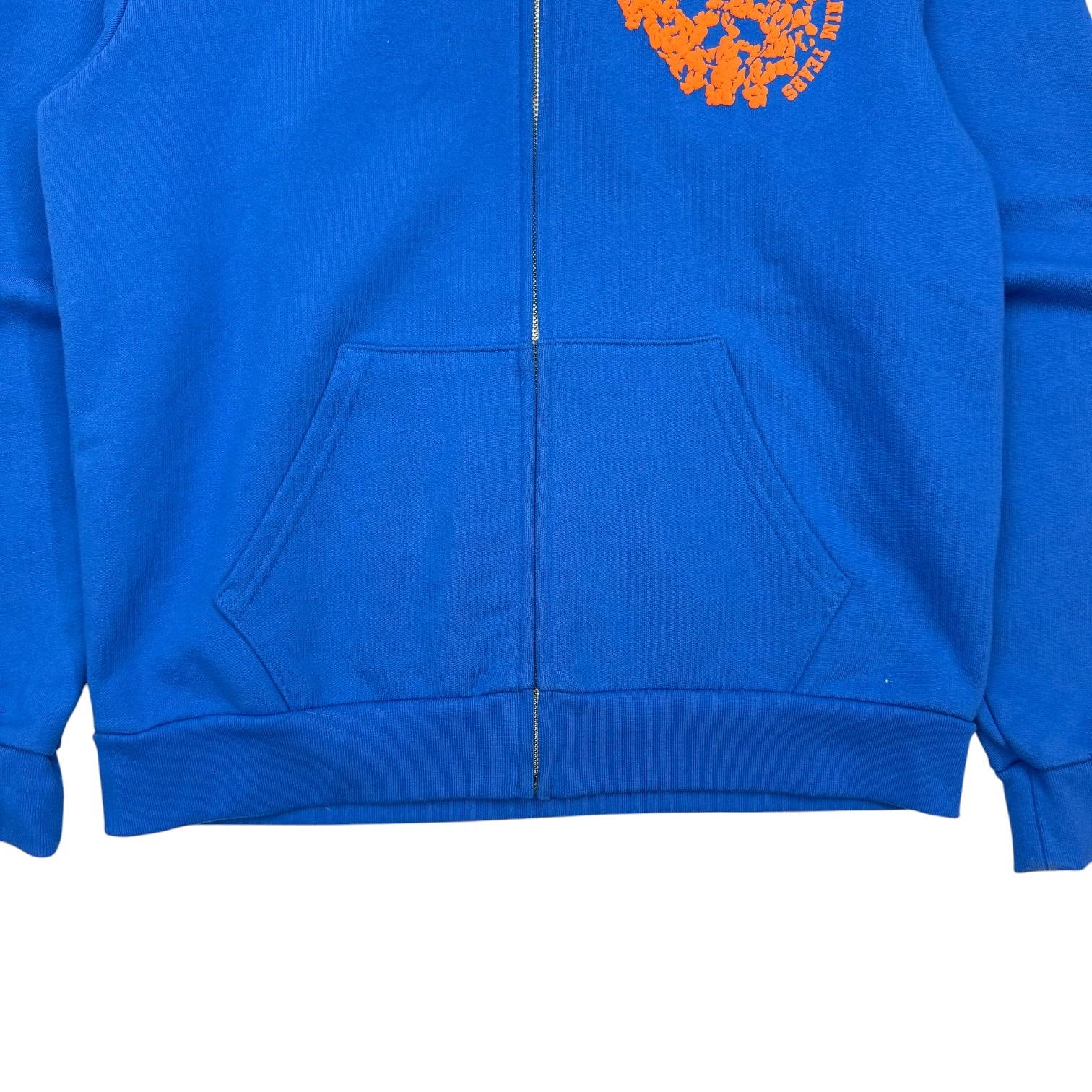 Denim Tears Denim University Zip Up Hoodie Blue