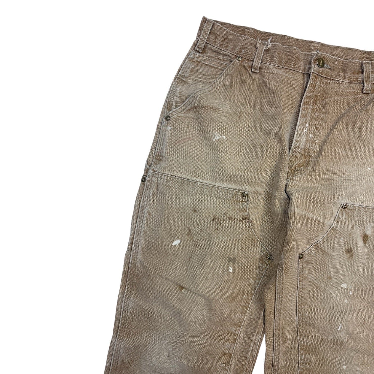 Vintage Carhartt Double Knees Faded Tan