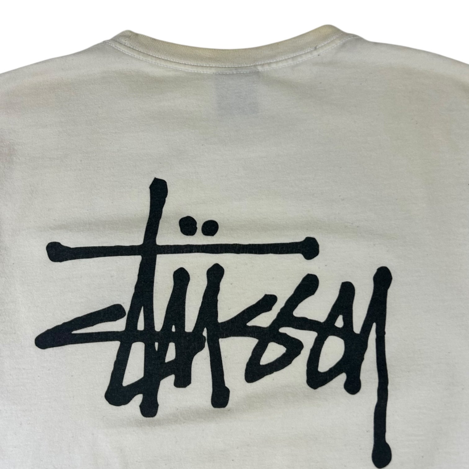 Stussy Stock Basic Logo T-Shirt White