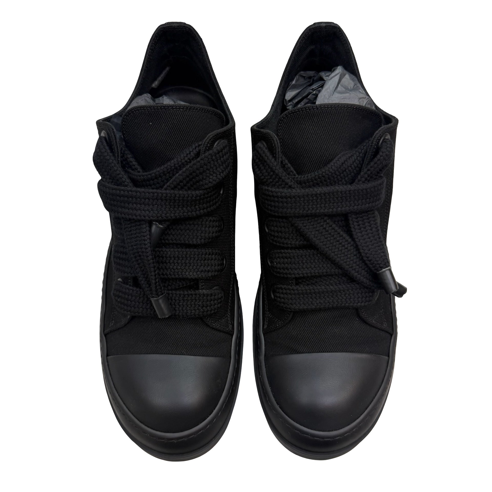 Rick Owens DRKSHDW Jumbolace Low Sneaker Black (Used)