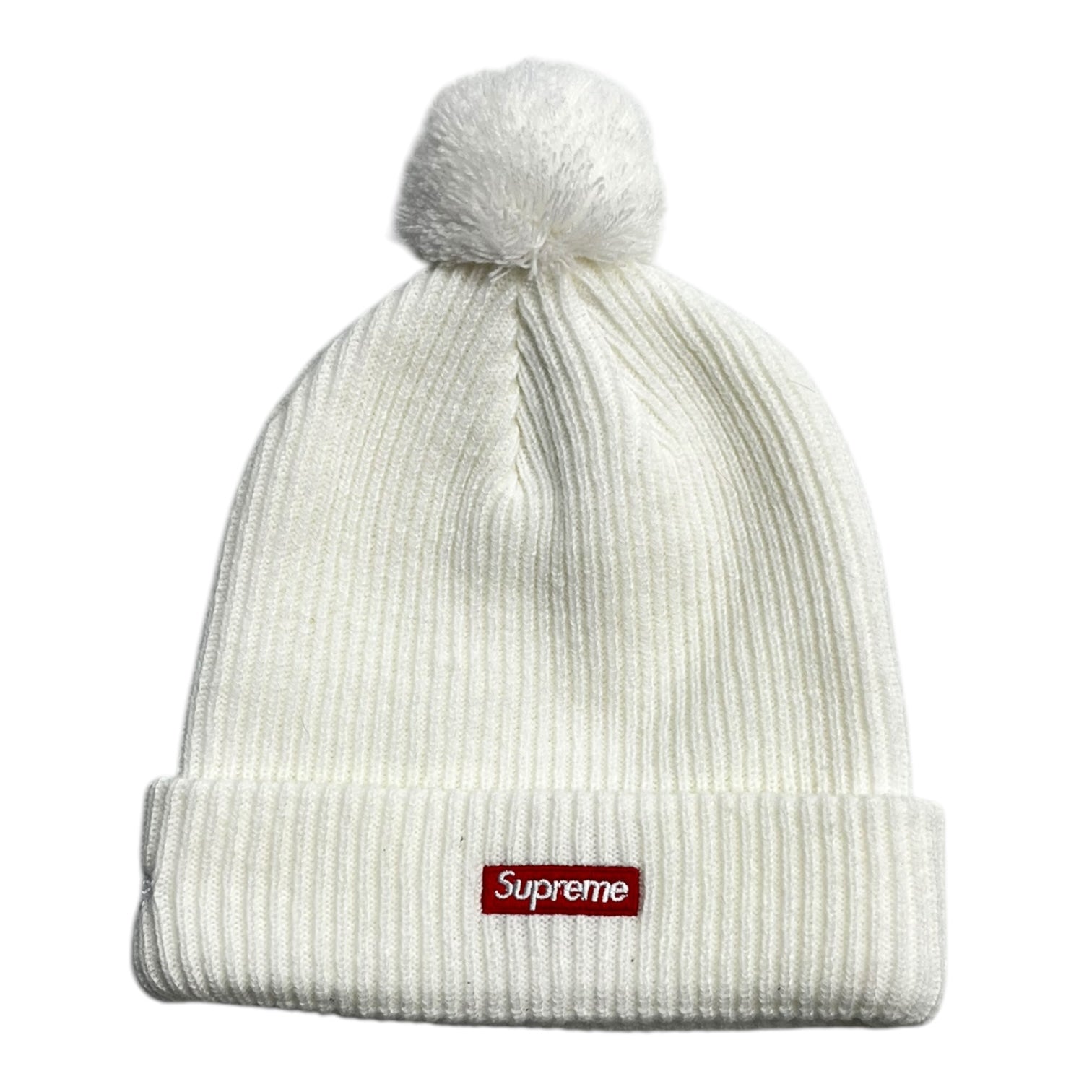 Supreme x New Era Beanie Mini Bogo White